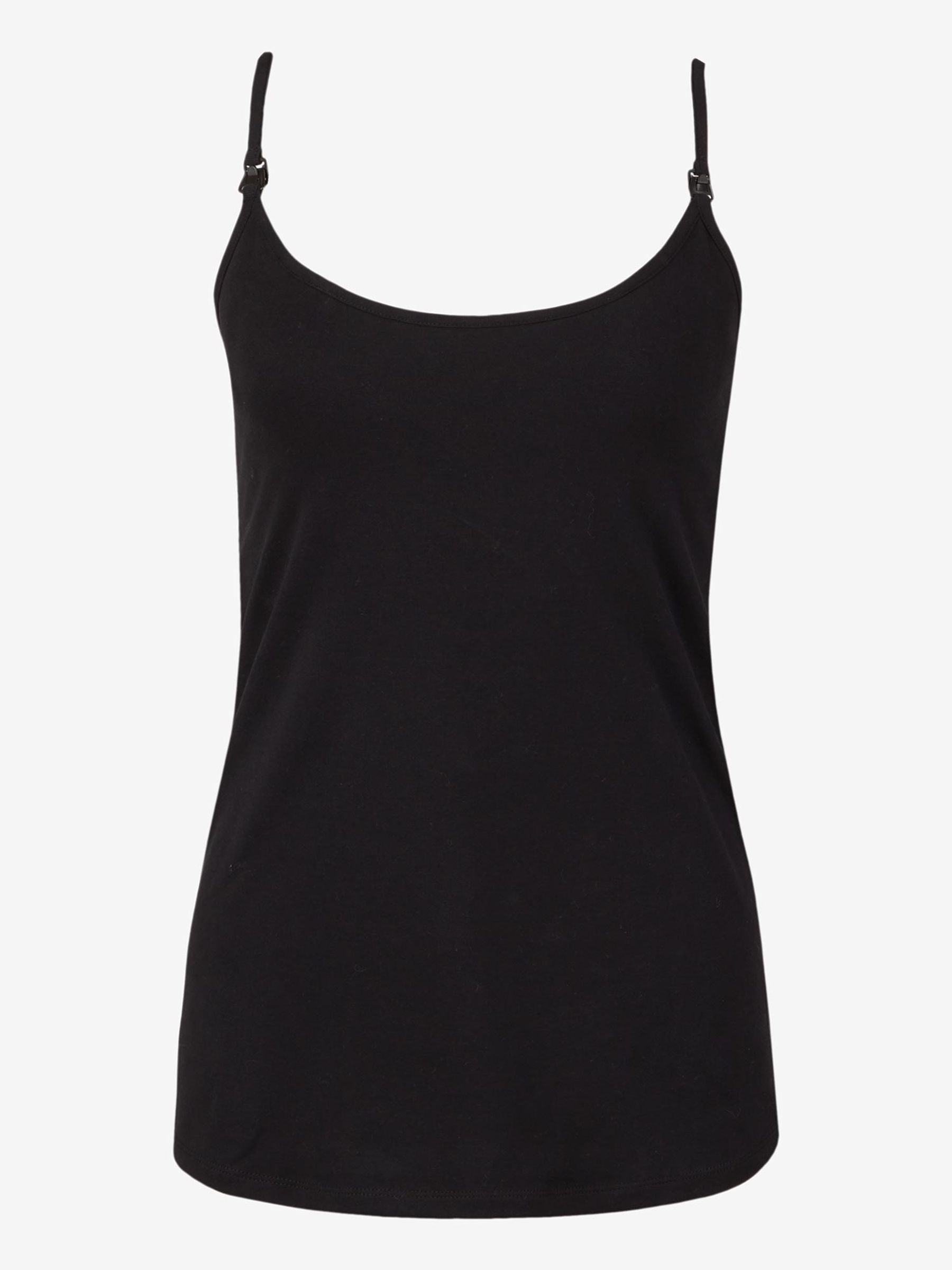 Black Maternity & Nursing Vest Top - Image 1 of 3