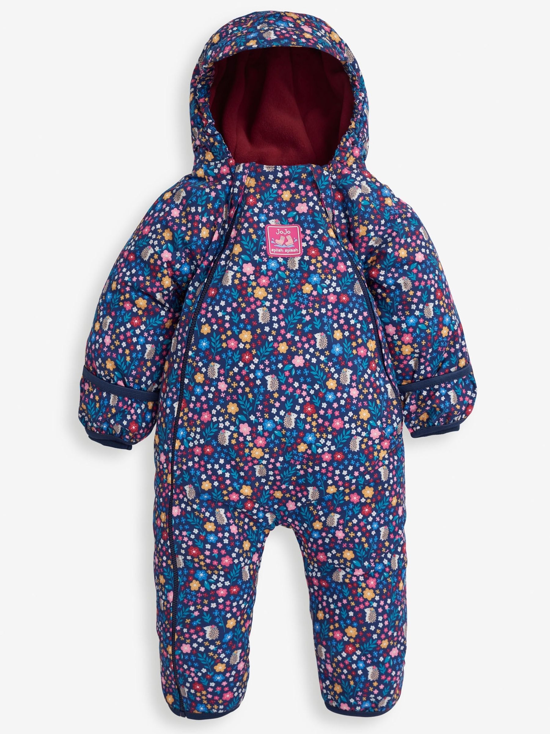 Navy Blue Woodland Waterproof Fleece Lined Puddle Suit - Image 4 of 10
