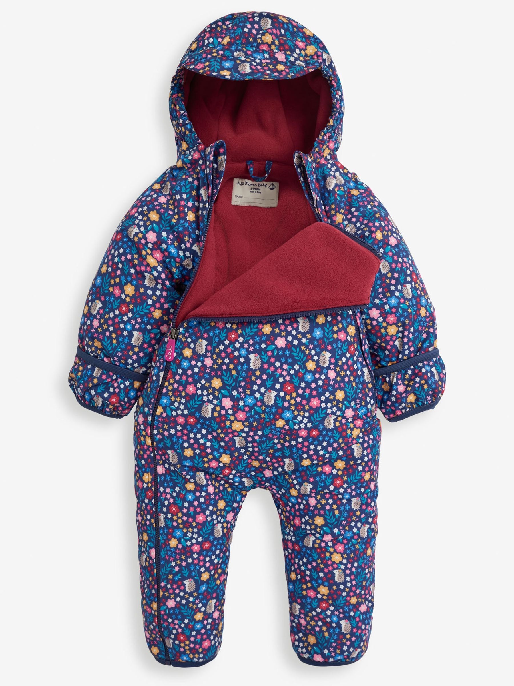 Navy Blue Woodland Waterproof Fleece Lined Puddle Suit - Image 5 of 10