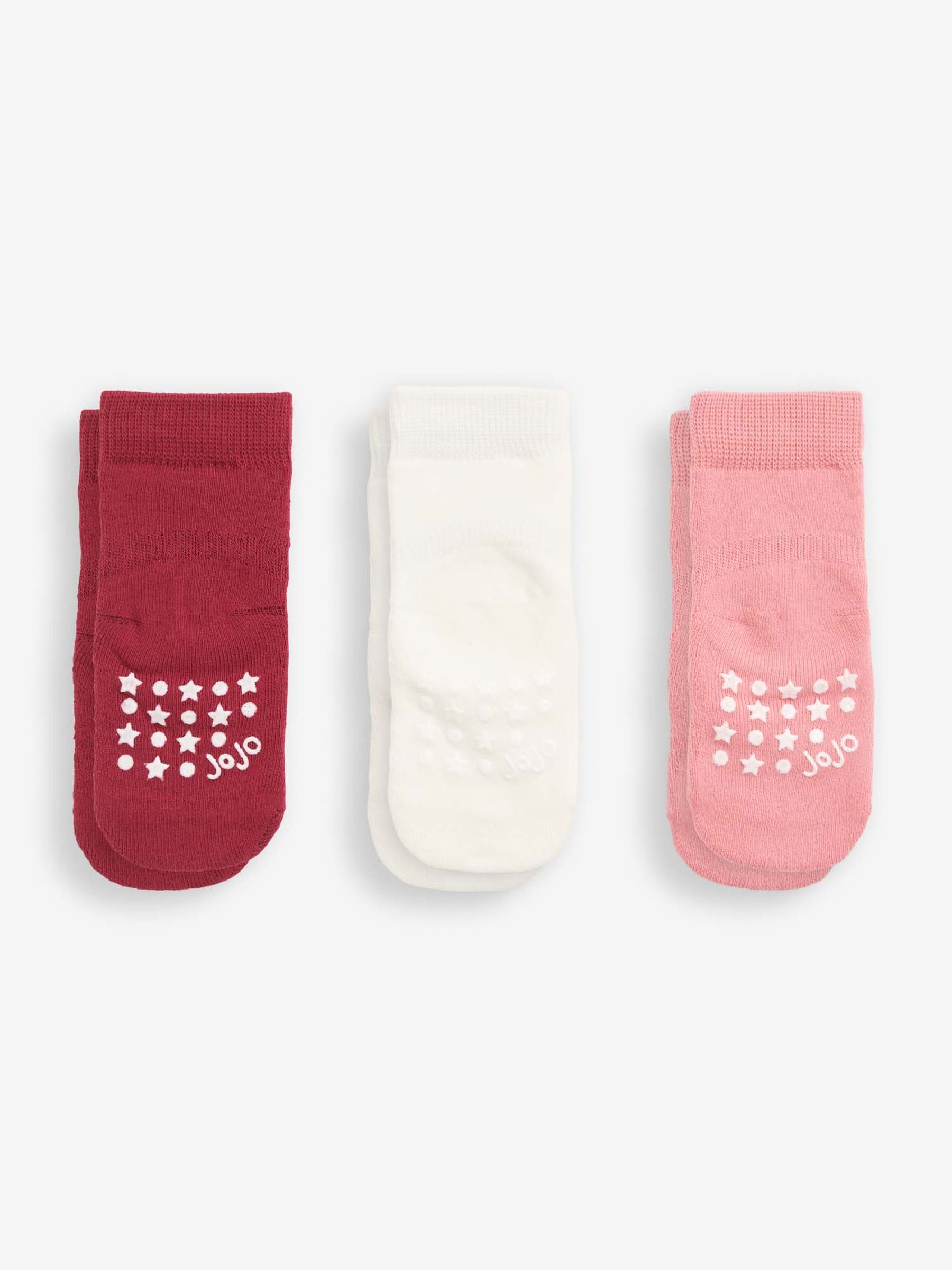 Berry Pink 3-Pack Extra Thick Socks - Image 1 of 2