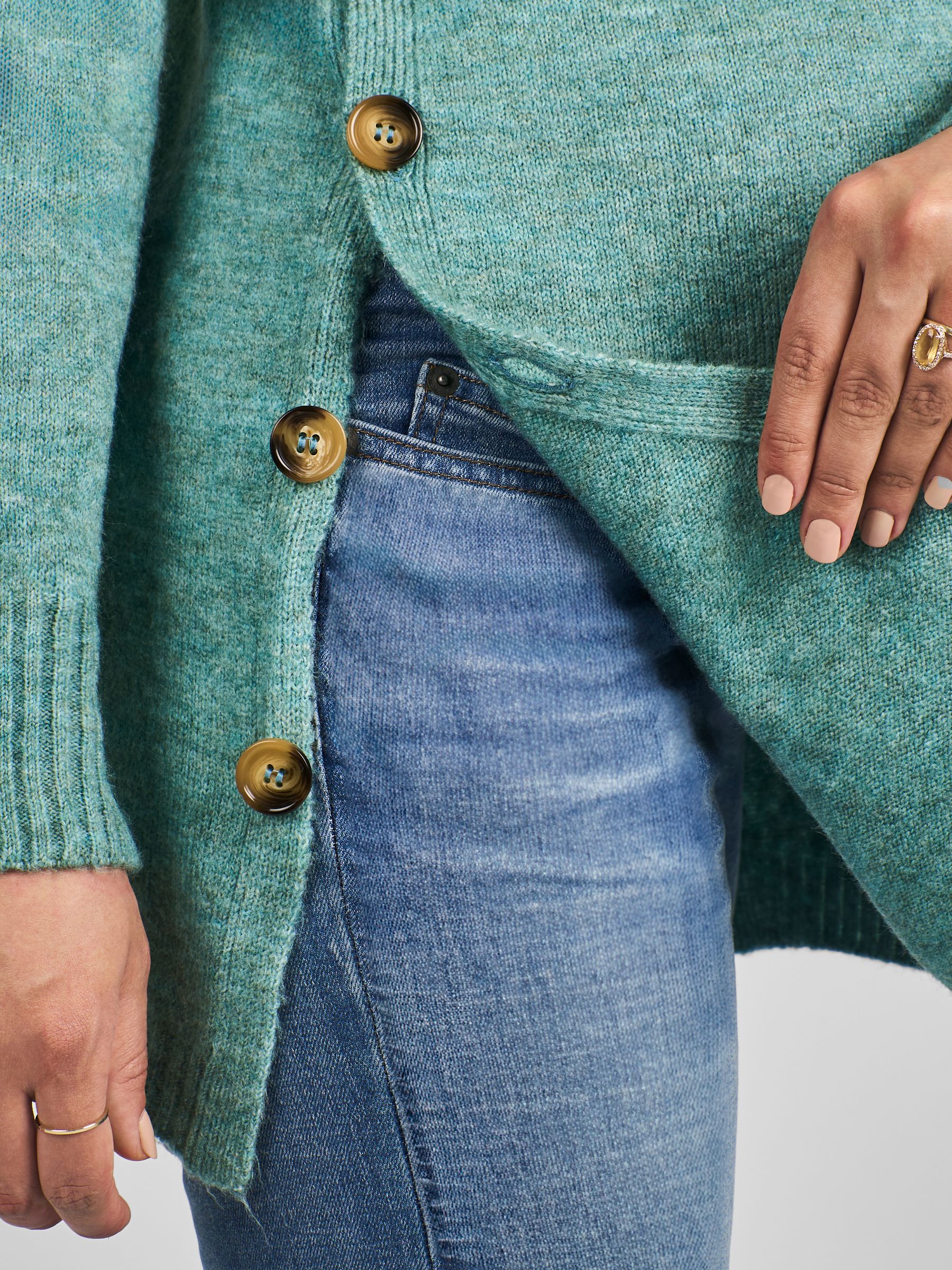 Sage Green Turtle Neck Maternity & Nursing Jumper - Image 4 of 4