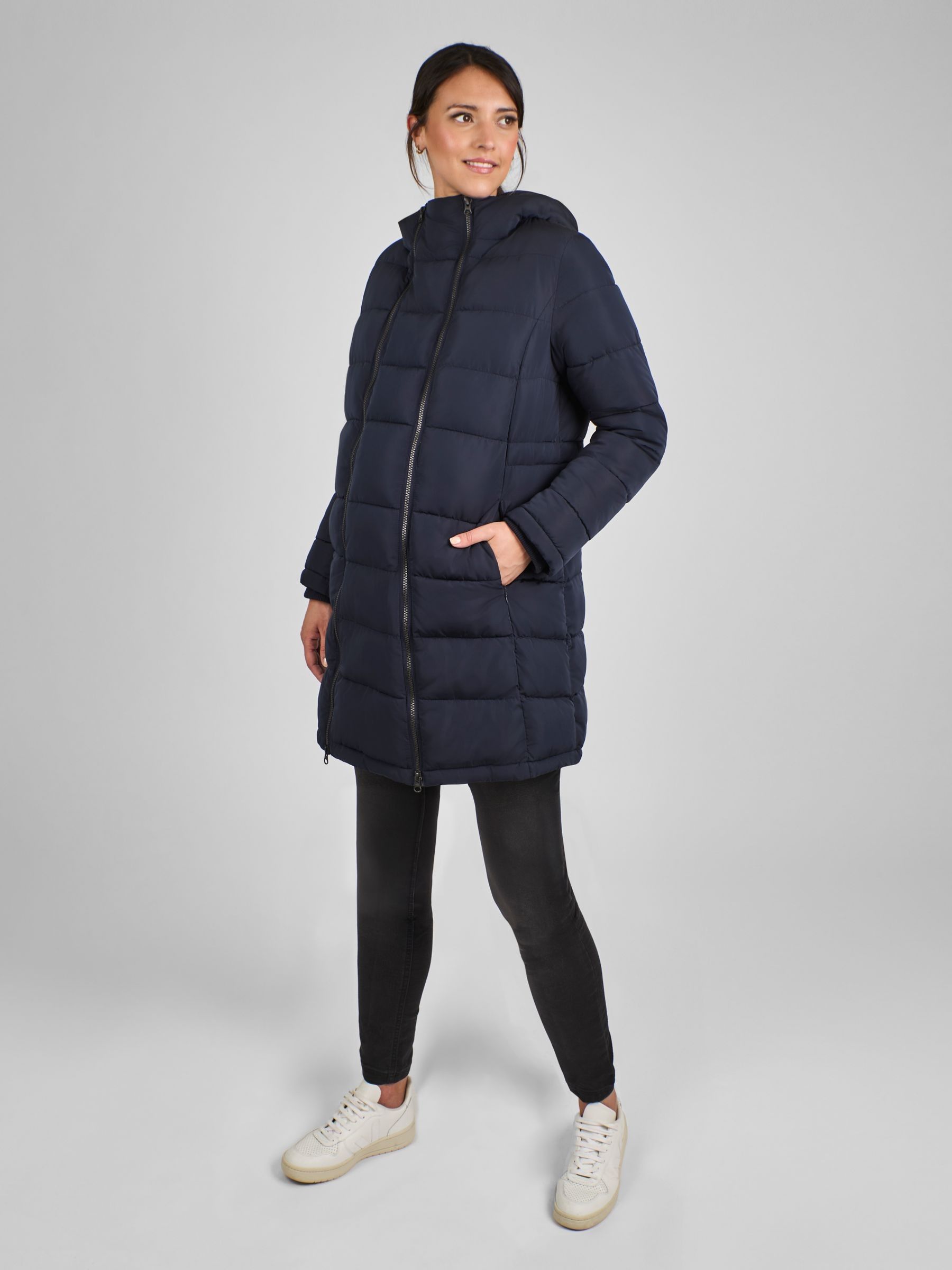 Navy Blue 2-in-1 Maternity Puffer Coat - Image 1 of 4