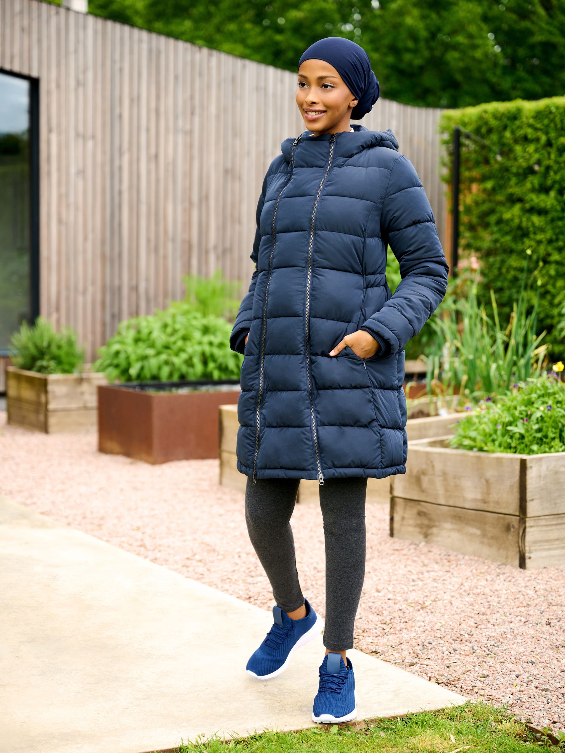 Navy Blue 2-in-1 Maternity Puffer Coat - Image 14 of 18