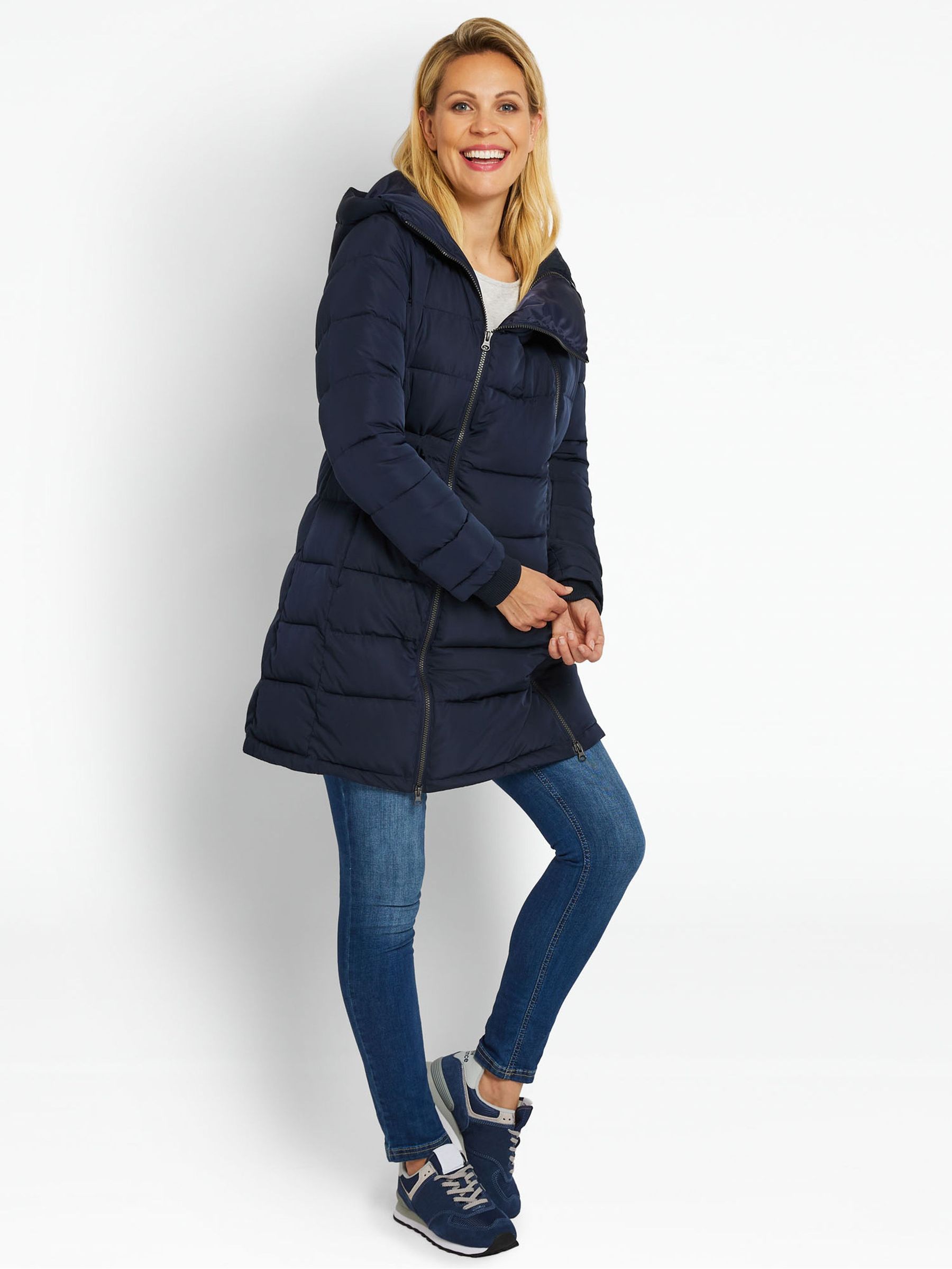 Navy Blue 2-in-1 Maternity Puffer Coat - Image 18 of 18