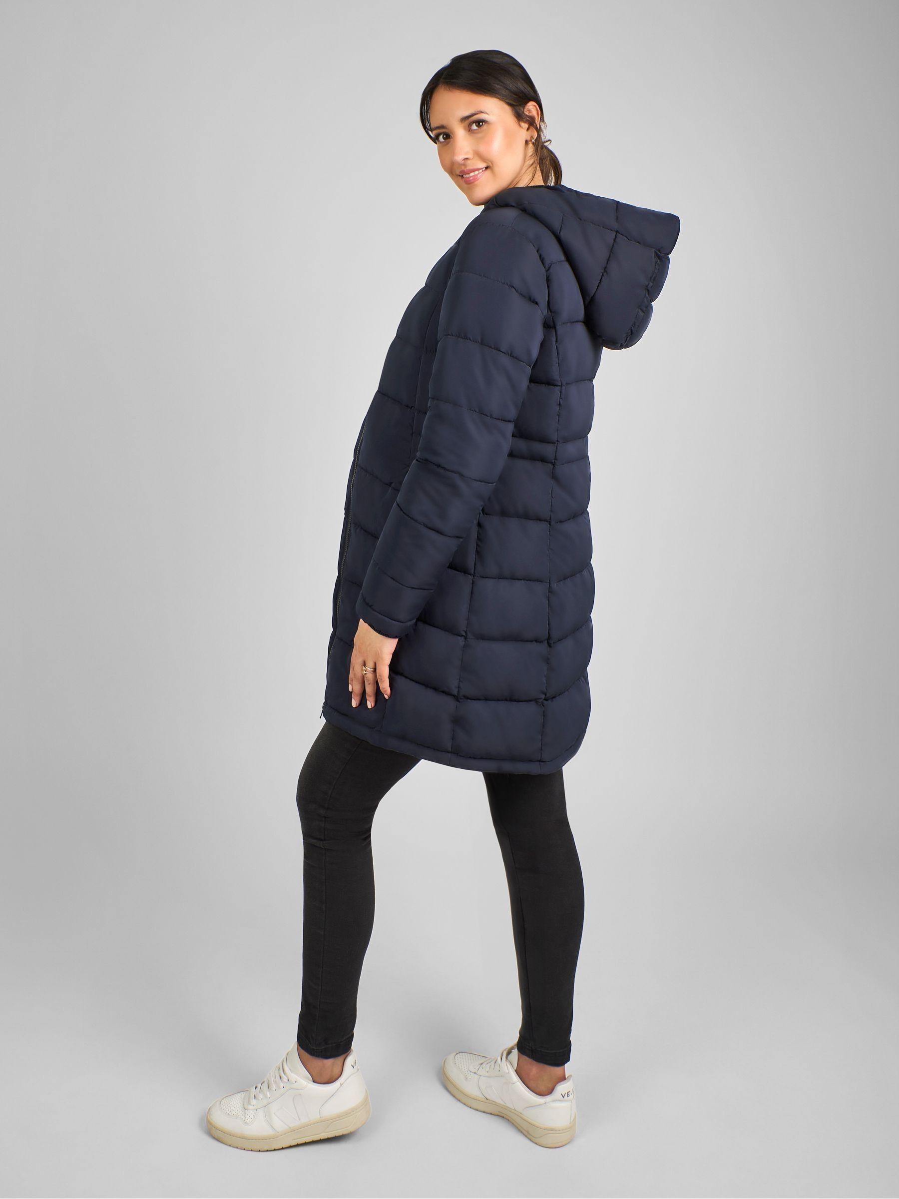 Navy Blue 2-in-1 Maternity Puffer Coat - Image 2 of 4