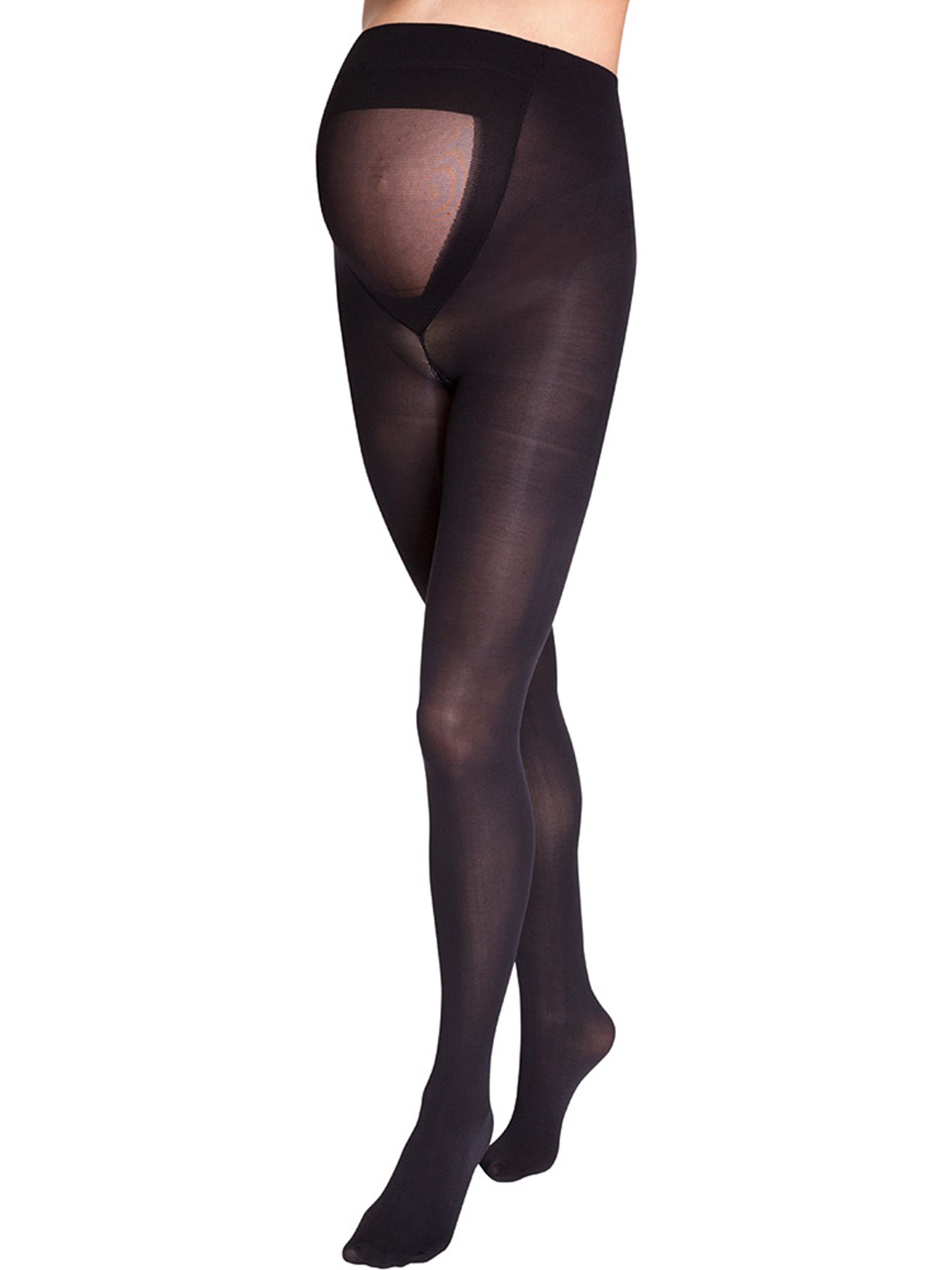 Black 100 Denier Ultimate Maternity Support Tights - Image 2 of 2