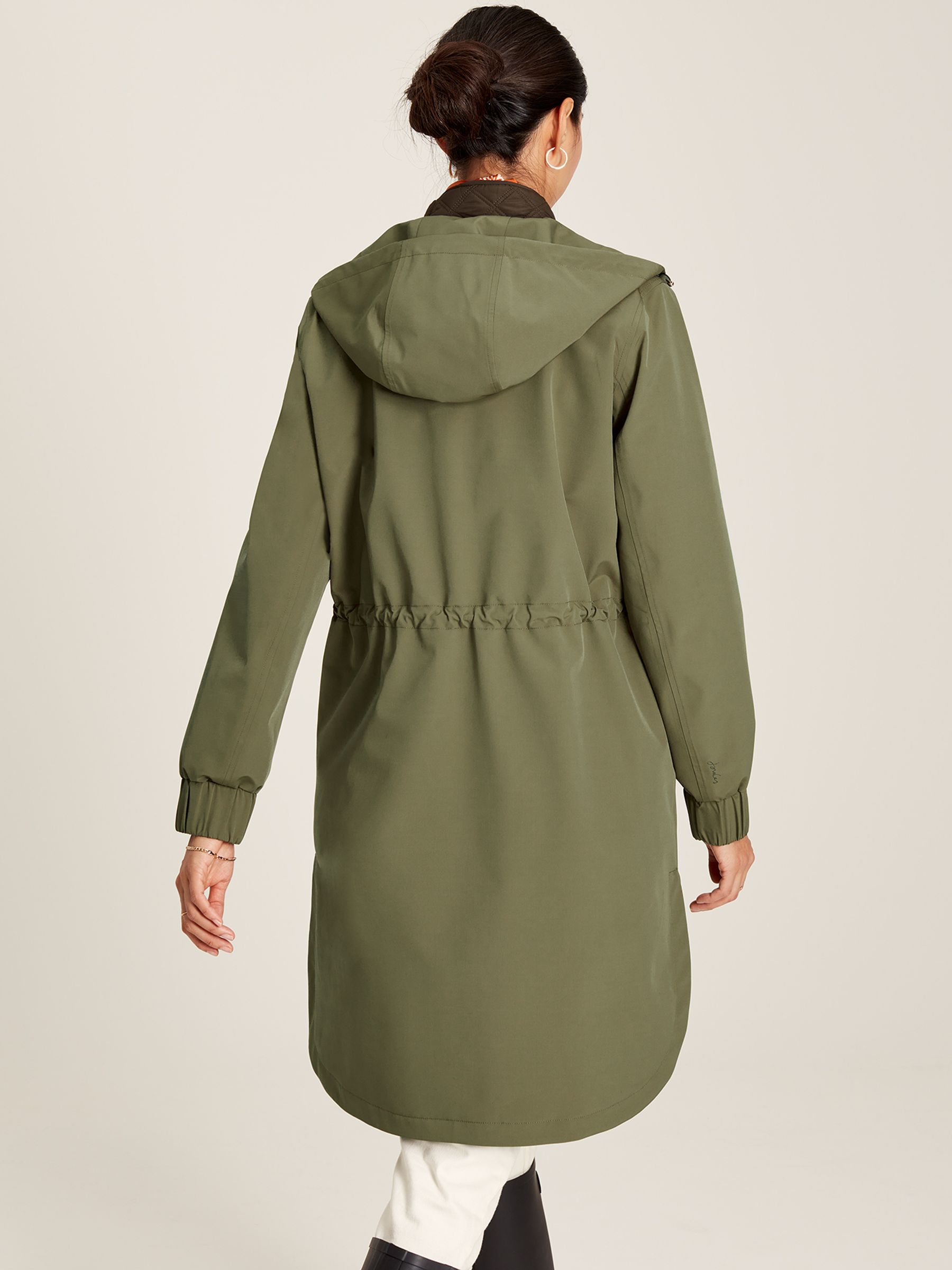 Elmfield Green Waterproof Raincoat With Hood - Image 2 of 7