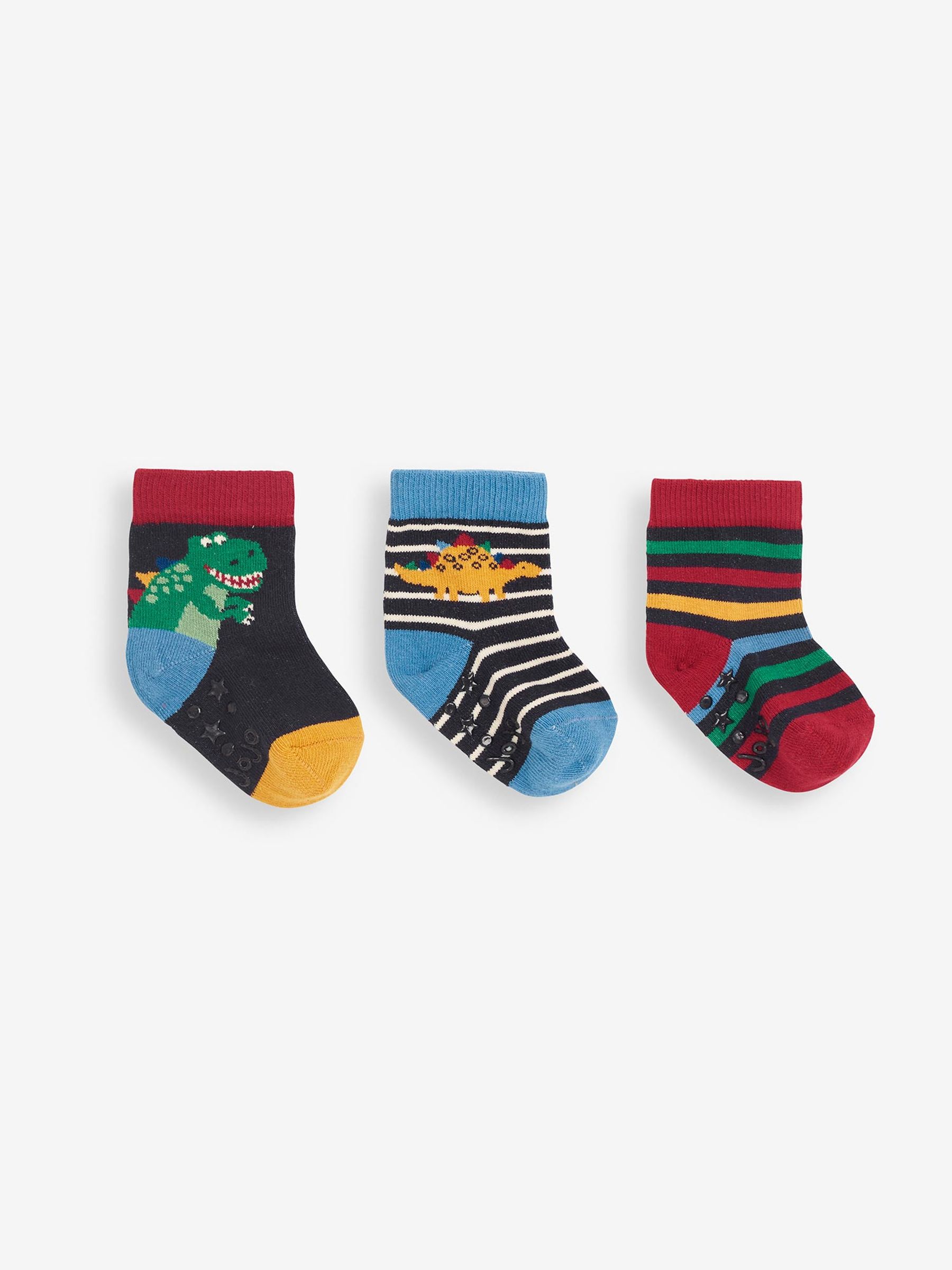 Navy Boys' 3-Pack Navy Dinosaur Socks - Image 1 of 1
