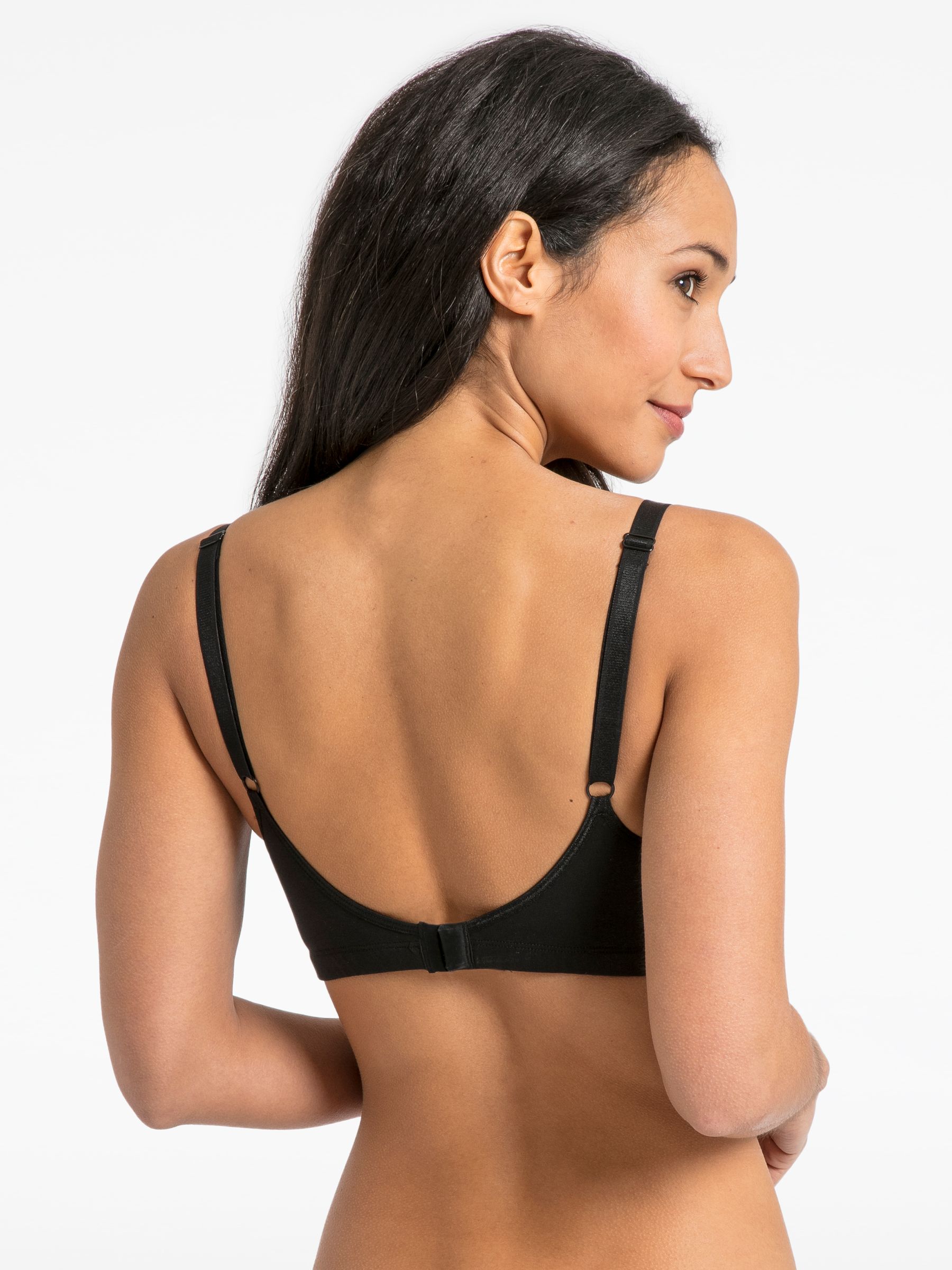 Black Lace Trim Maternity & Nursing Bra - Image 2 of 3