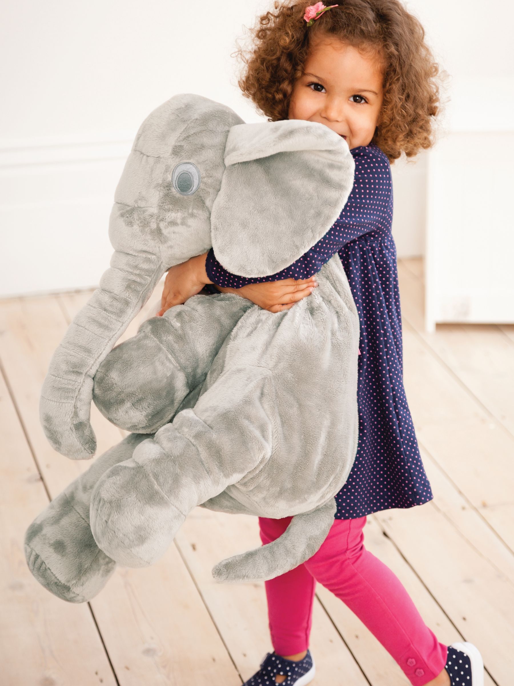 Grey Giant Elephant Cuddler - Image 5 of 5