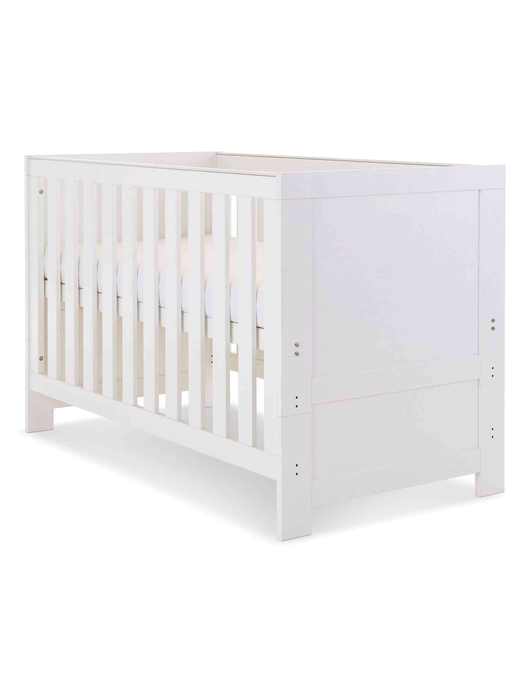 Obaby White Nika Nursery Furniture Set 3 Piece - Image 2 of 4