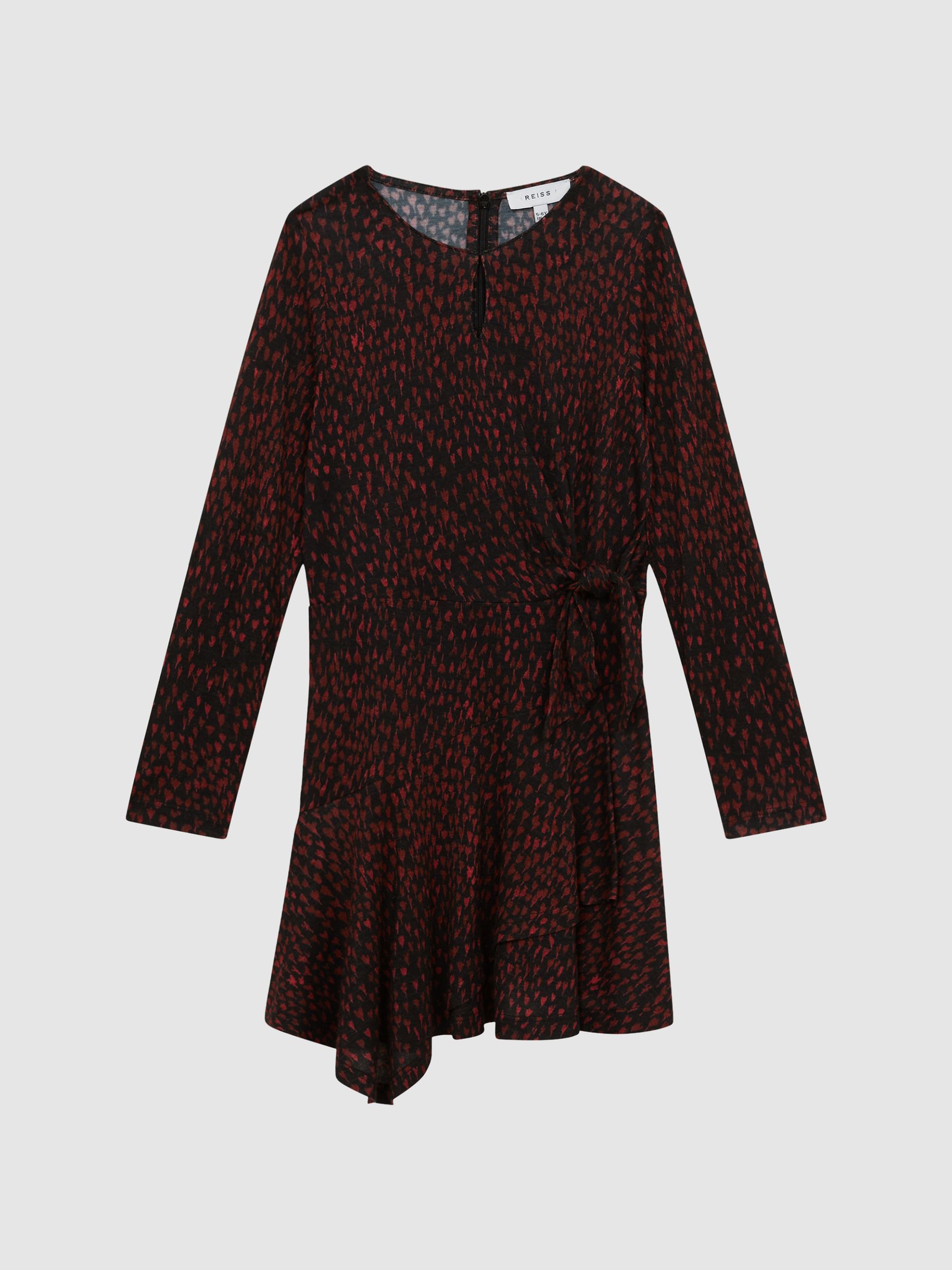 Printed Jersey Dress in Black Print - Image 2 of 7