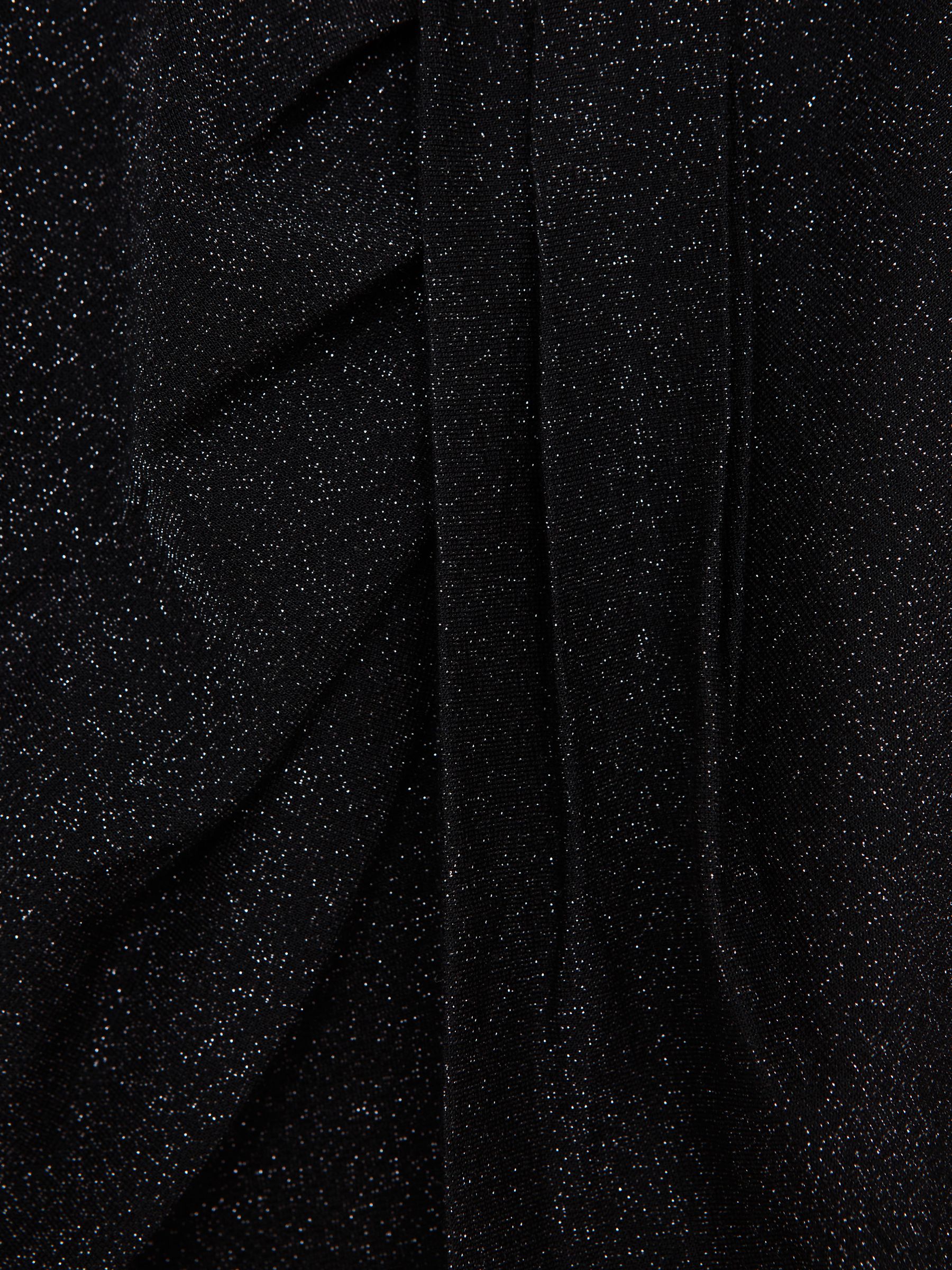 Senior Twist Front Jersey Top in Black - Image 6 of 6