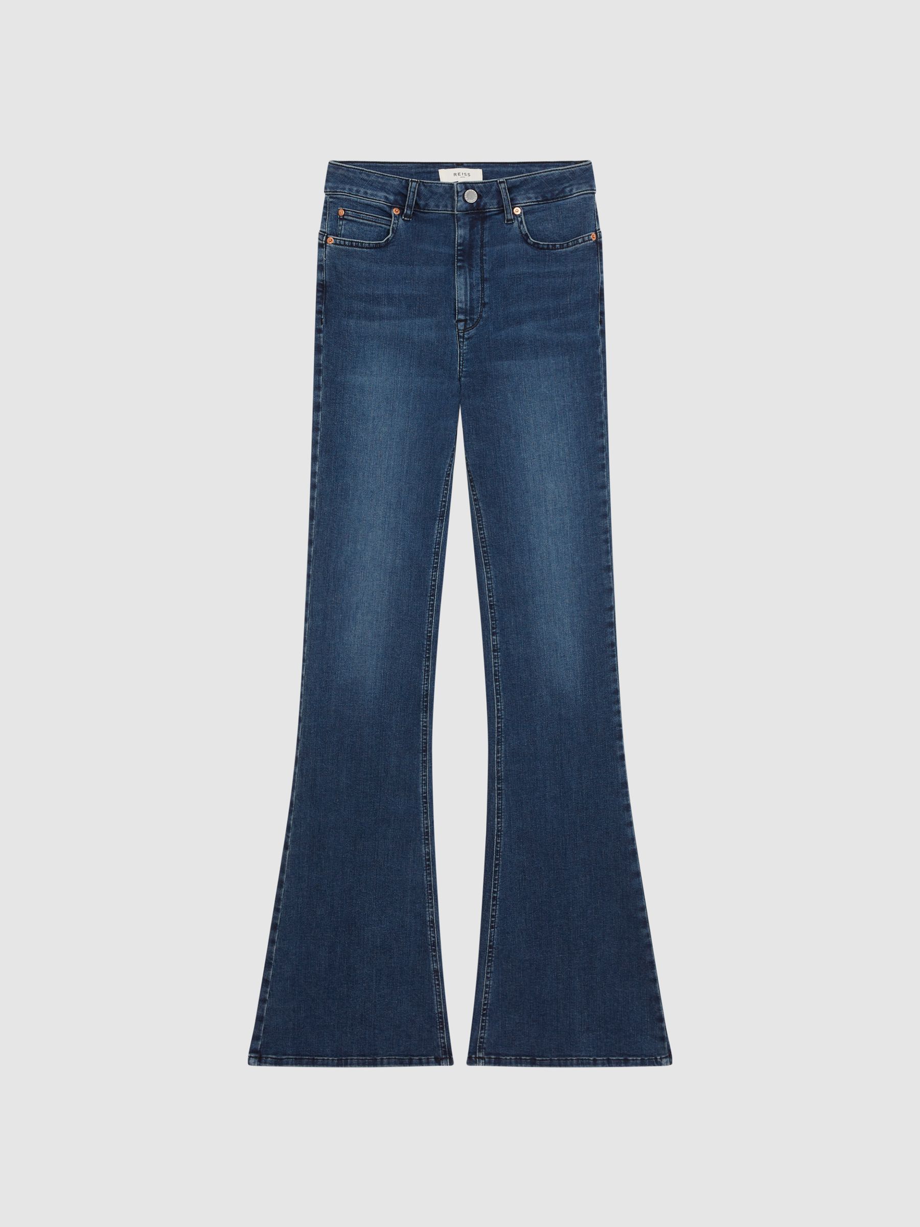 Džíny Contour High Passe zvonové barvy v inkoustové barvě - Obrázek 2 z 9