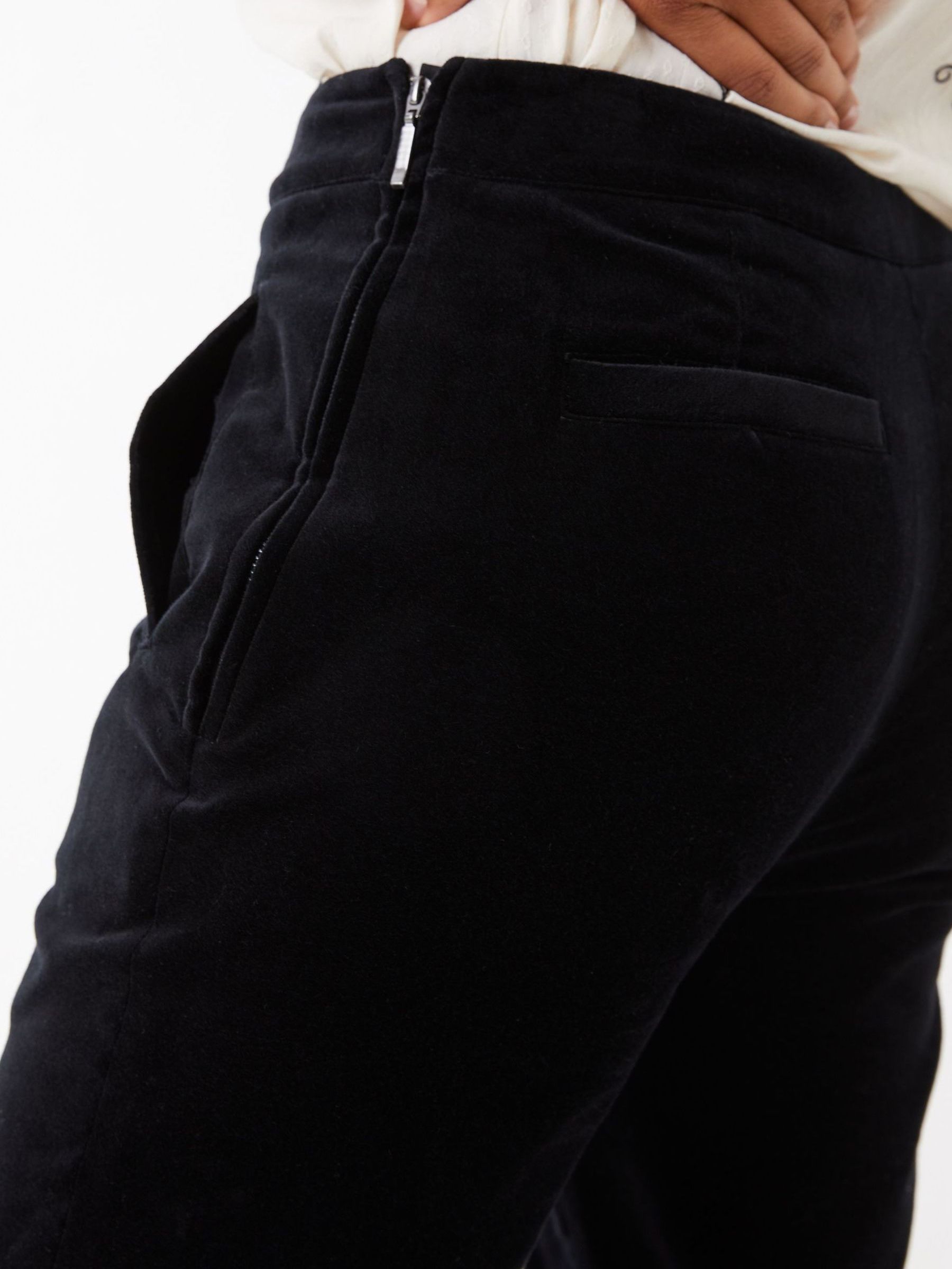 Isobelle Velvet Black Trousers - Image 4 of 5