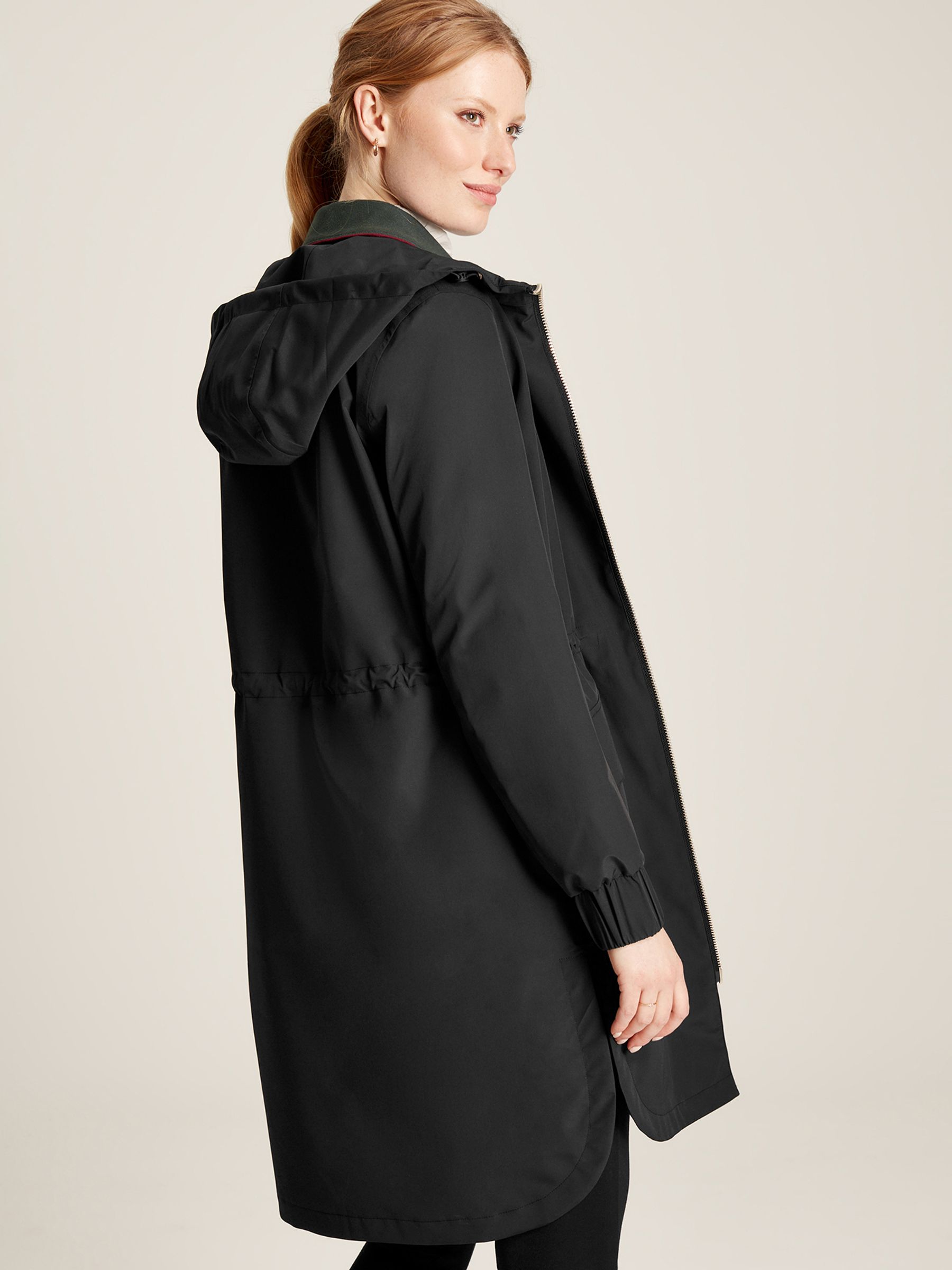 Elmfield Black Waterproof Raincoat With Hood - Image 3 of 8