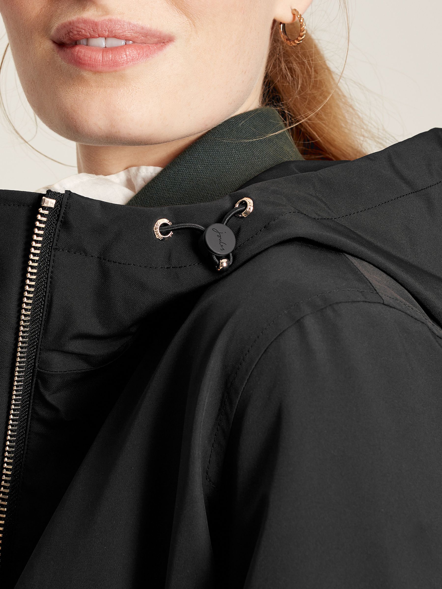 Elmfield Black Waterproof Raincoat With Hood - Image 5 of 8