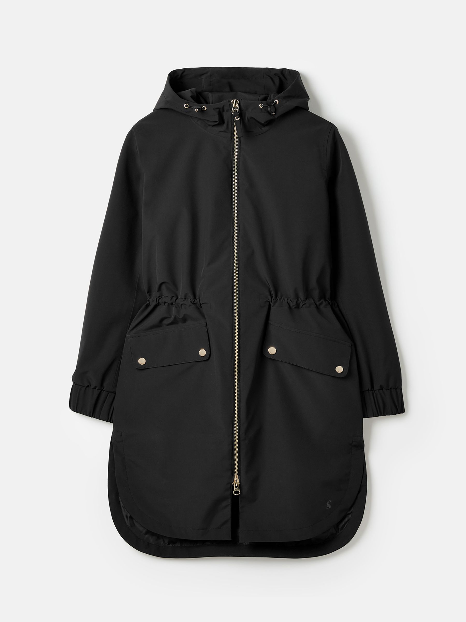 Elmfield Black Waterproof Raincoat With Hood - Image 8 of 8