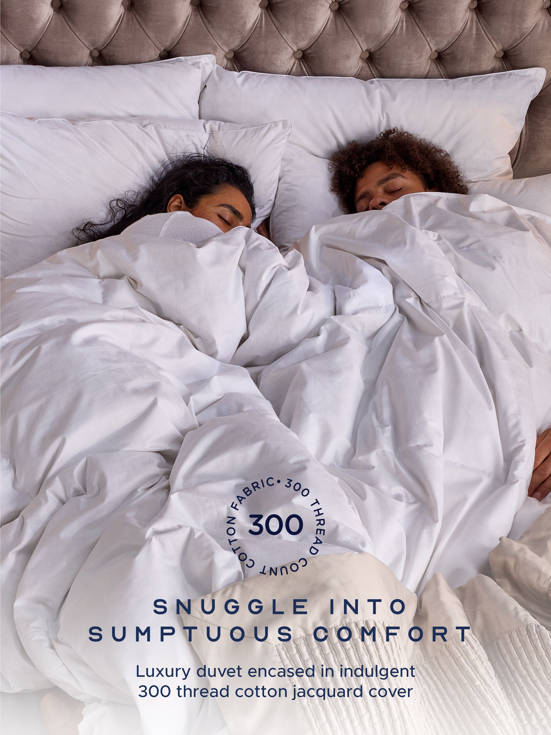 Snuggledown White Hungarian Goose Down 13.5 Tog All Season Duvet - Image 2 of 10 Snuggledown White Hungarian Goose Down 13.5 Tog All Season Duvet - Image 2 of 10