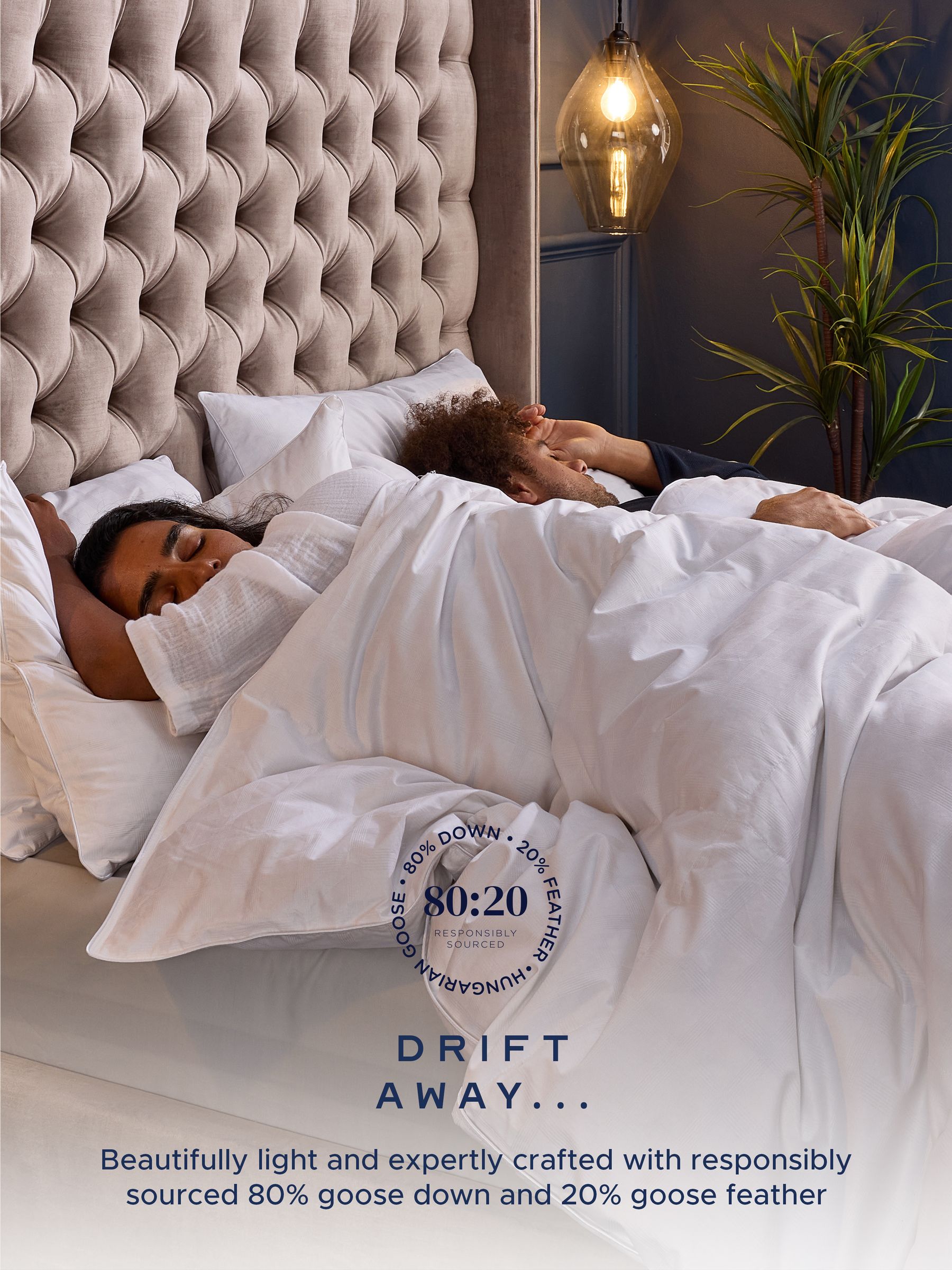 Snuggledown White Hungarian Goose Down 13.5 Tog All Season Duvet - Image 4 of 10