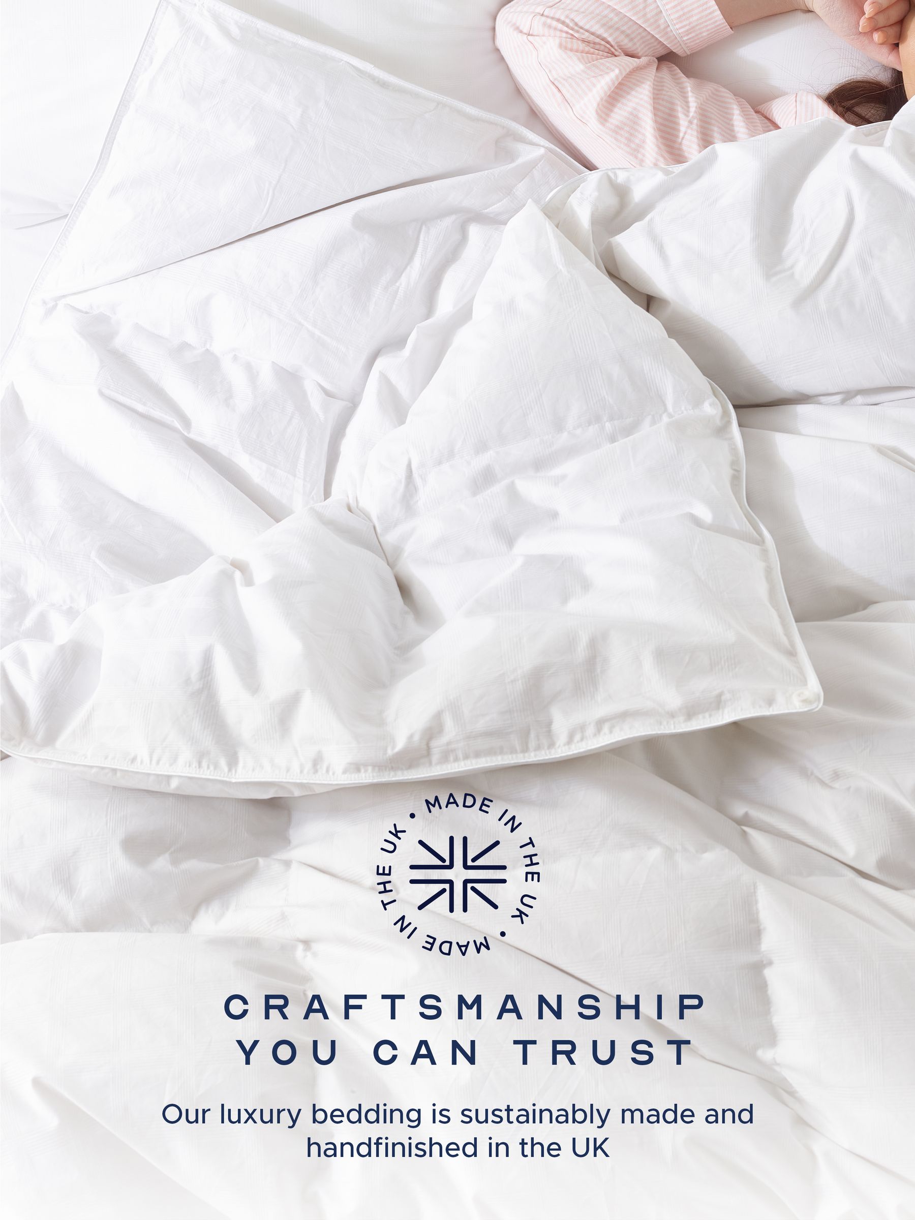 Snuggledown White Hungarian Goose Down 13.5 Tog All Season Duvet - Image 6 of 10