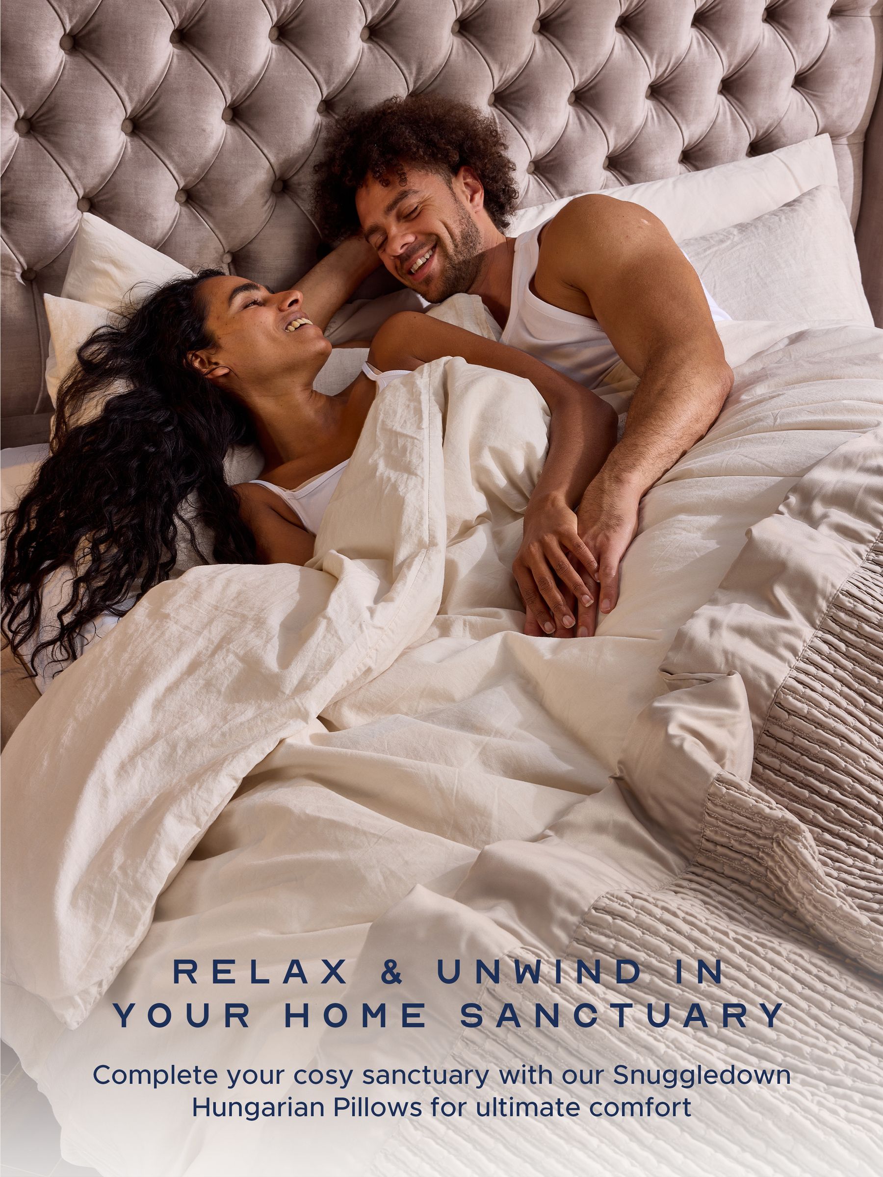 Snuggledown White Hungarian Goose Down 13.5 Tog All Season Duvet - Image 9 of 10