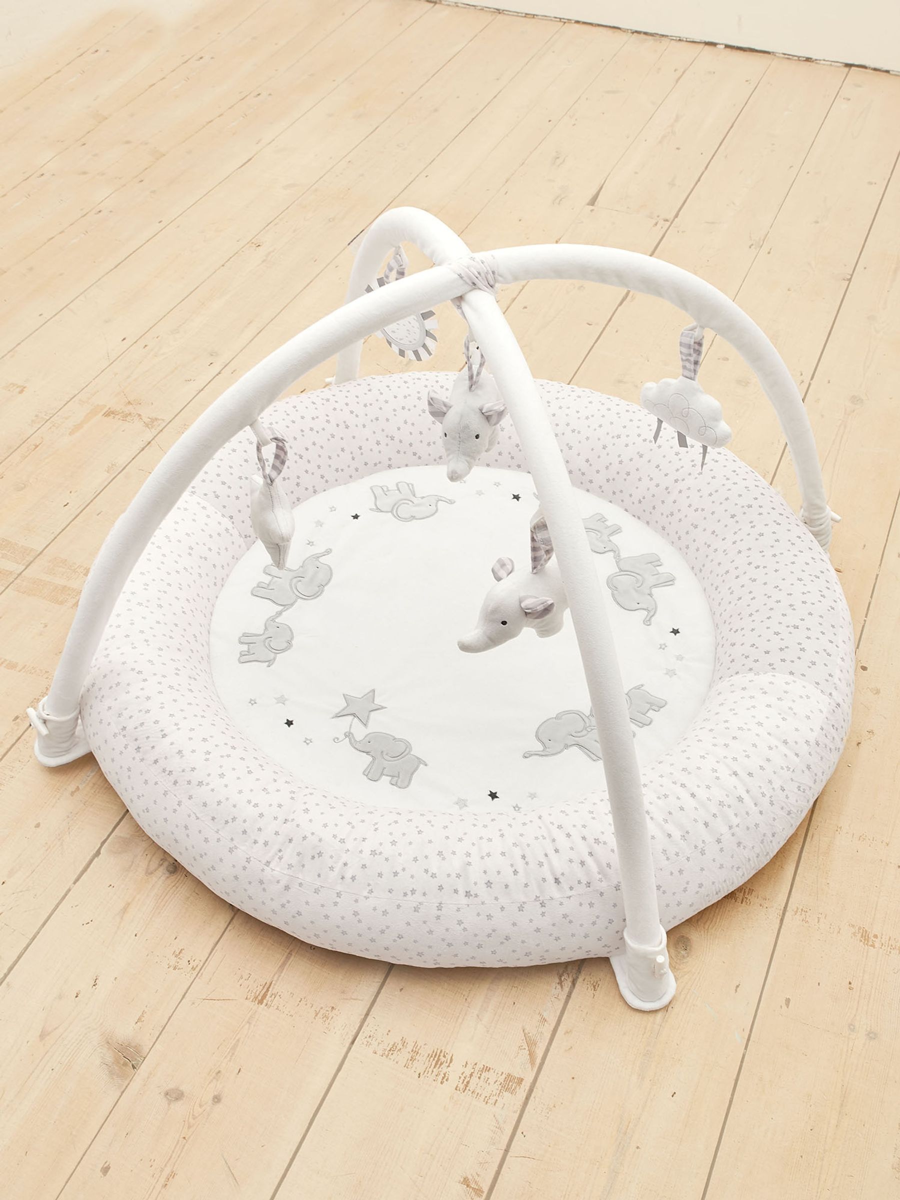 Elephant Activity Gym & Playmat in Grey - Image 3 of 5