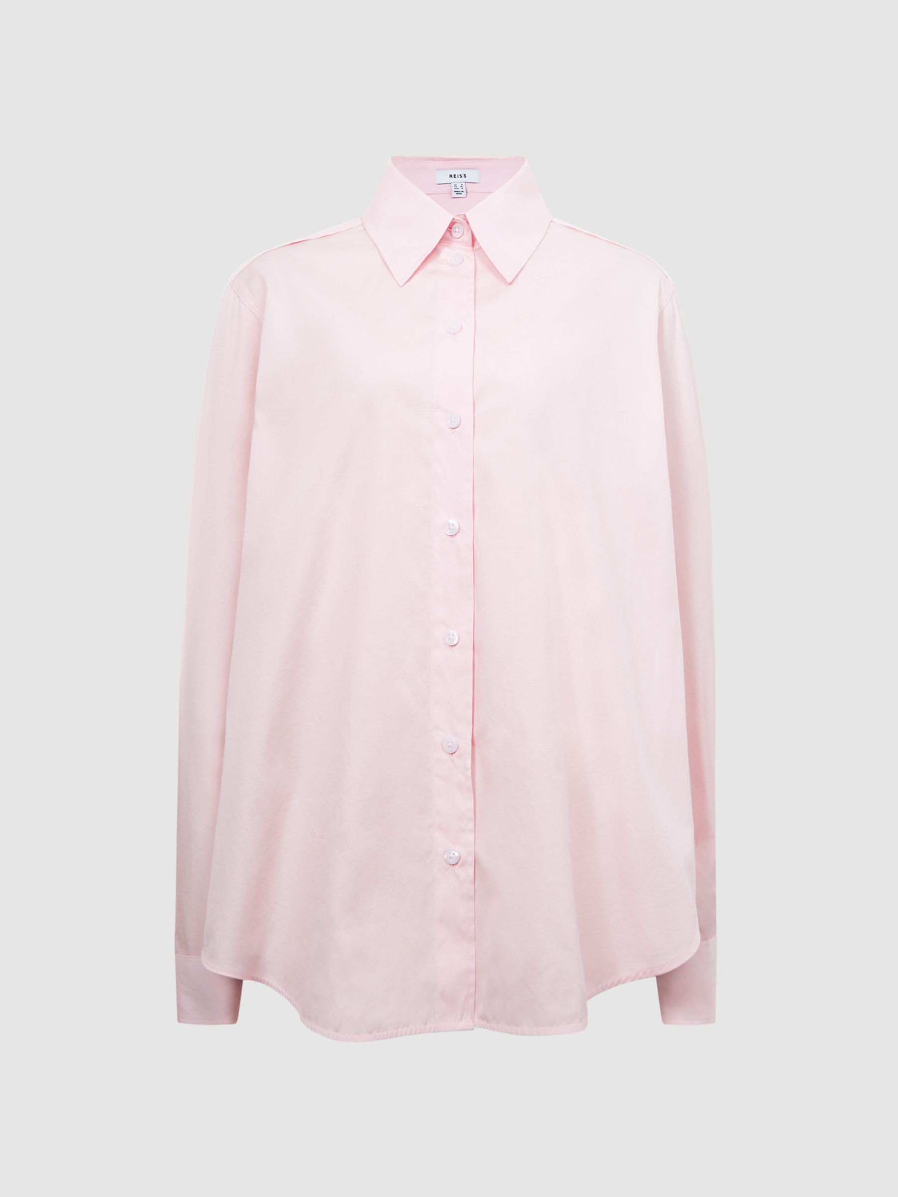 Cotton Shirt in Light Pink - Image 2 of 5