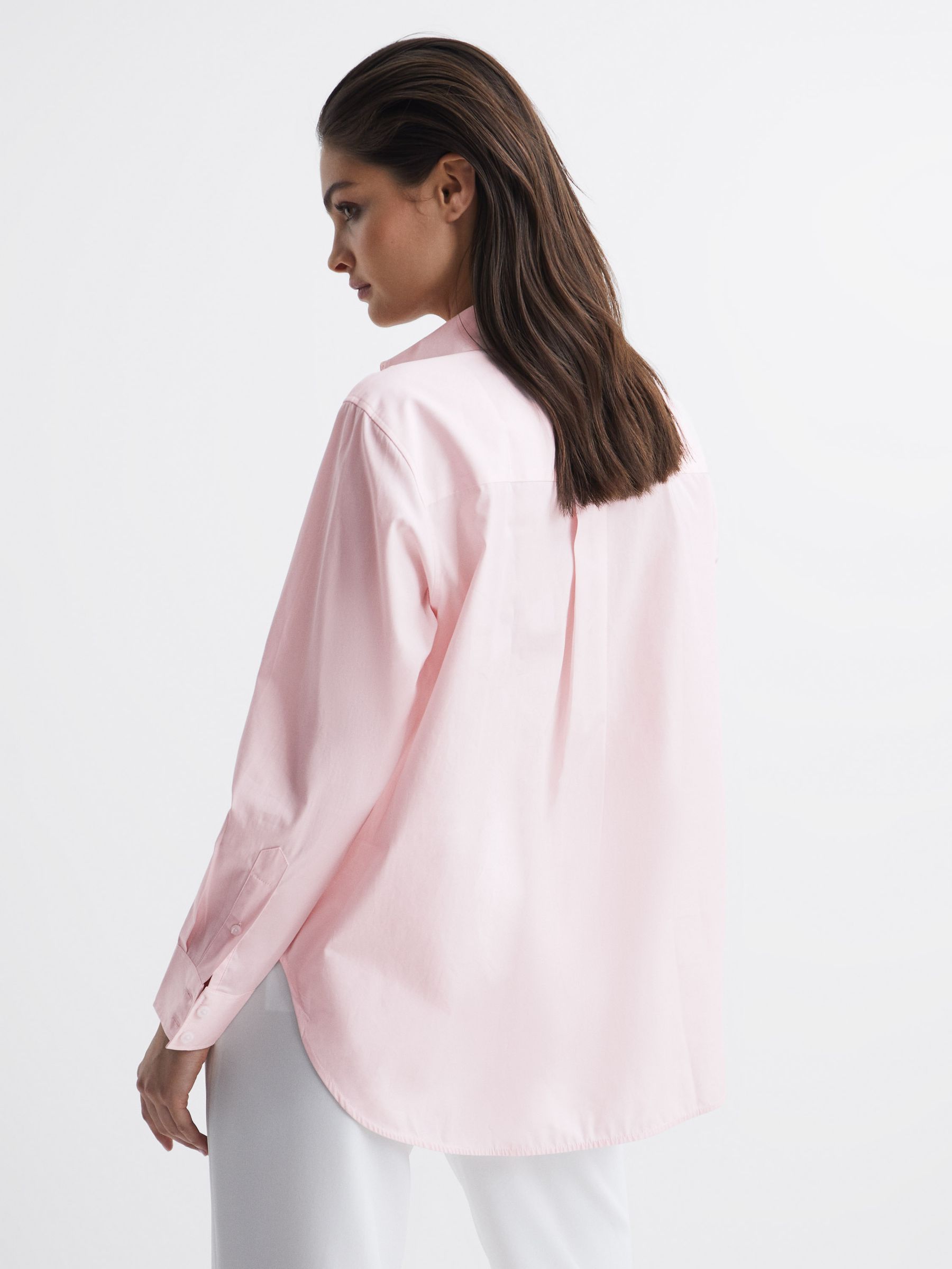 Cotton Shirt in Light Pink - Image 5 of 5