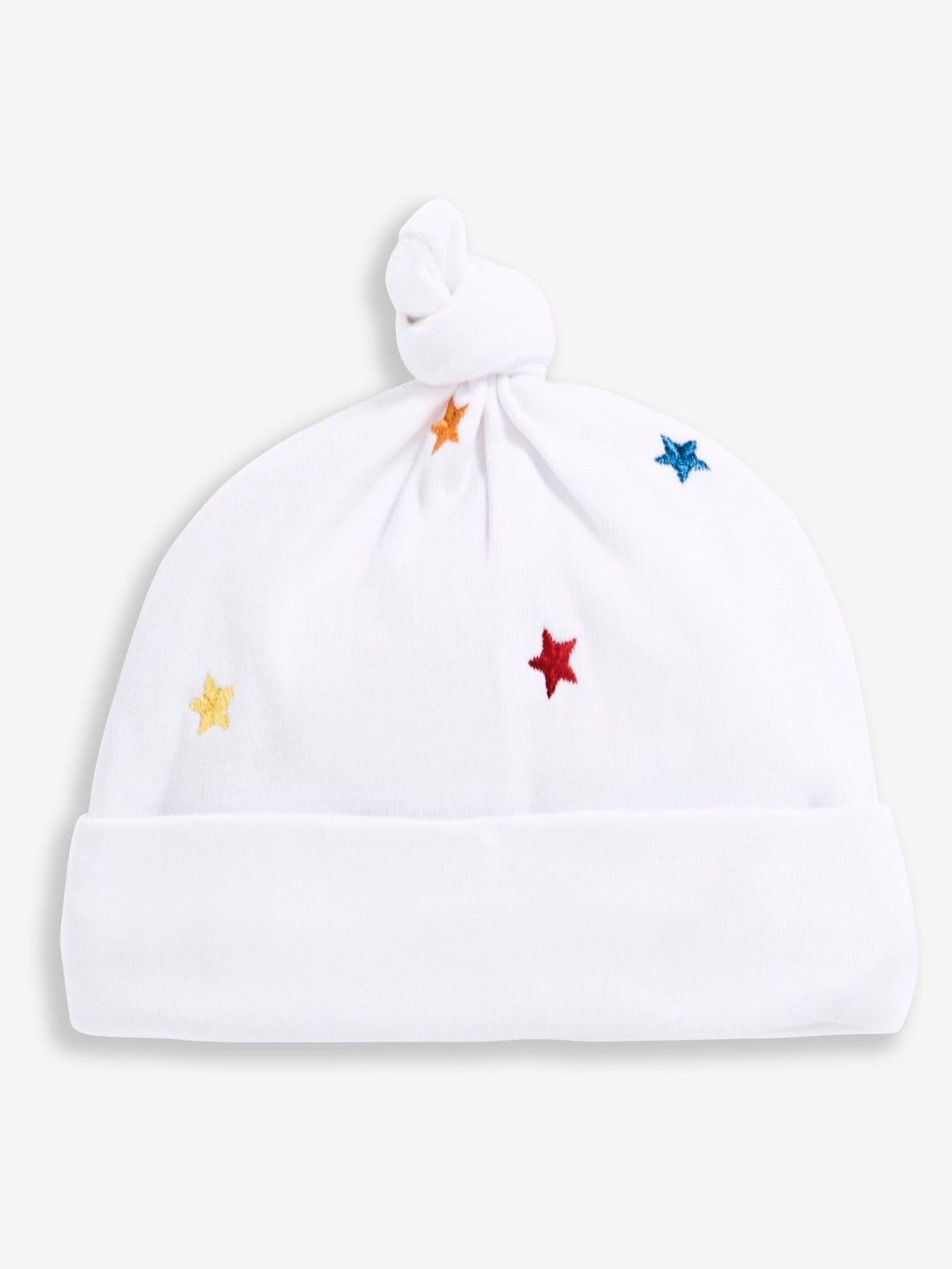 White Star Embroidered Baby Hat - Image 2 of 2