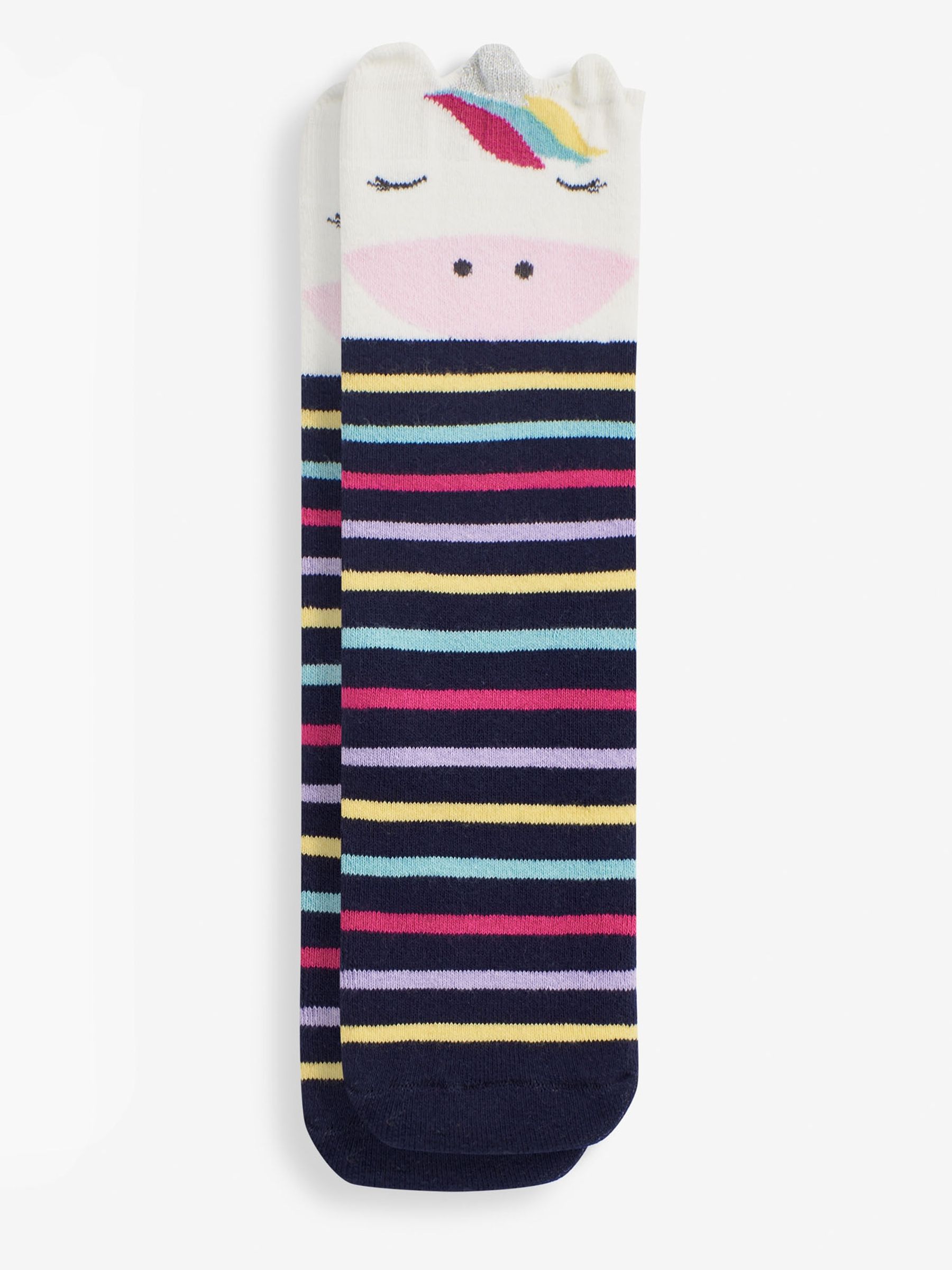Navy Unicorn Welly Socks - Image 2 of 2