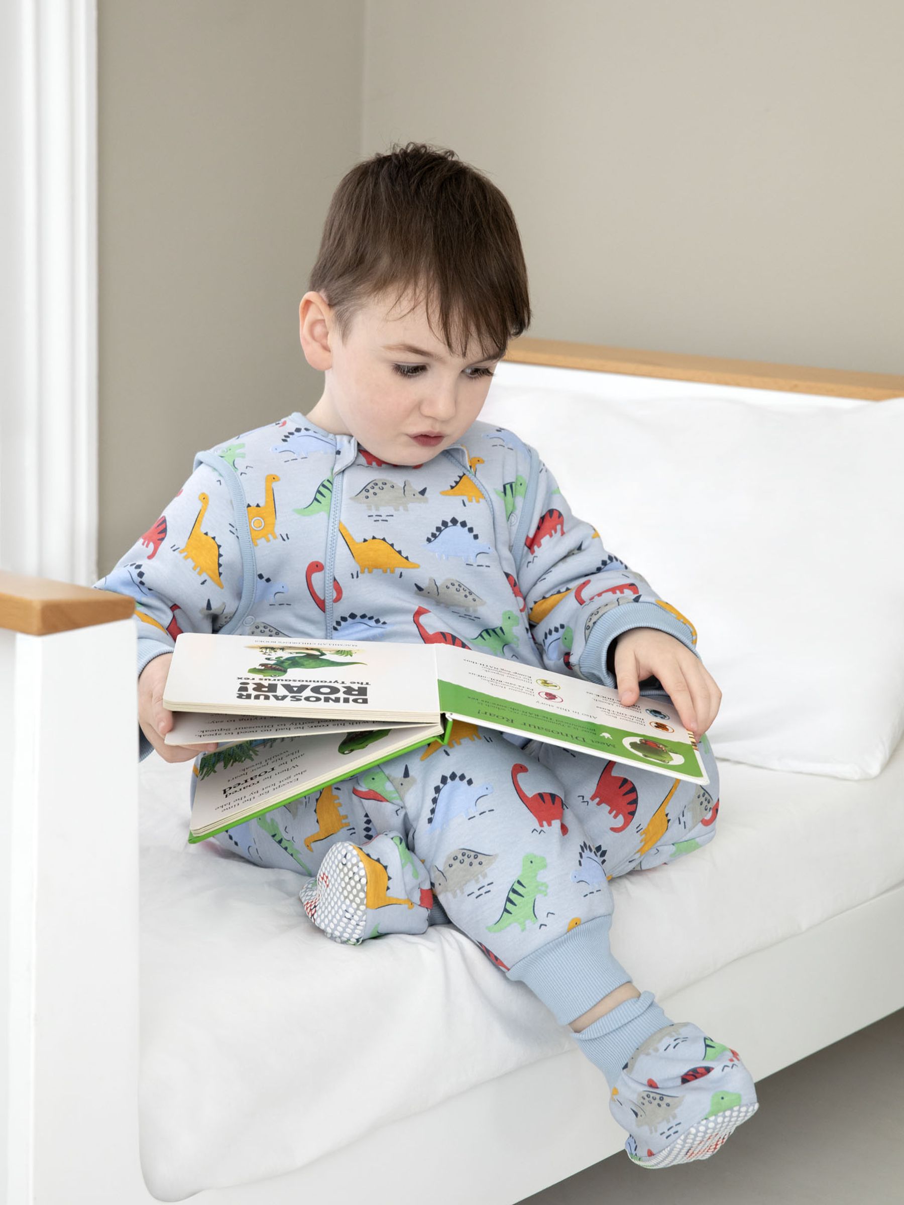 Light Blue Dino 2.5 Tog Sleep Snuggler - Image 2 of 7