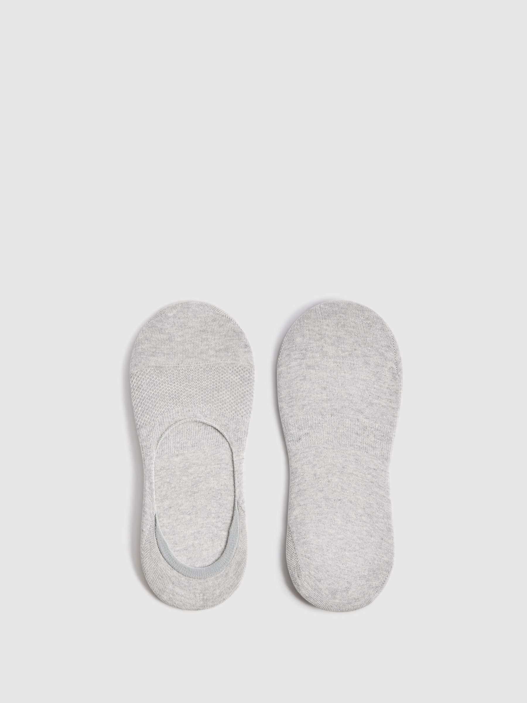 Trainer Socks in Grey Melange - Image 1 of 2