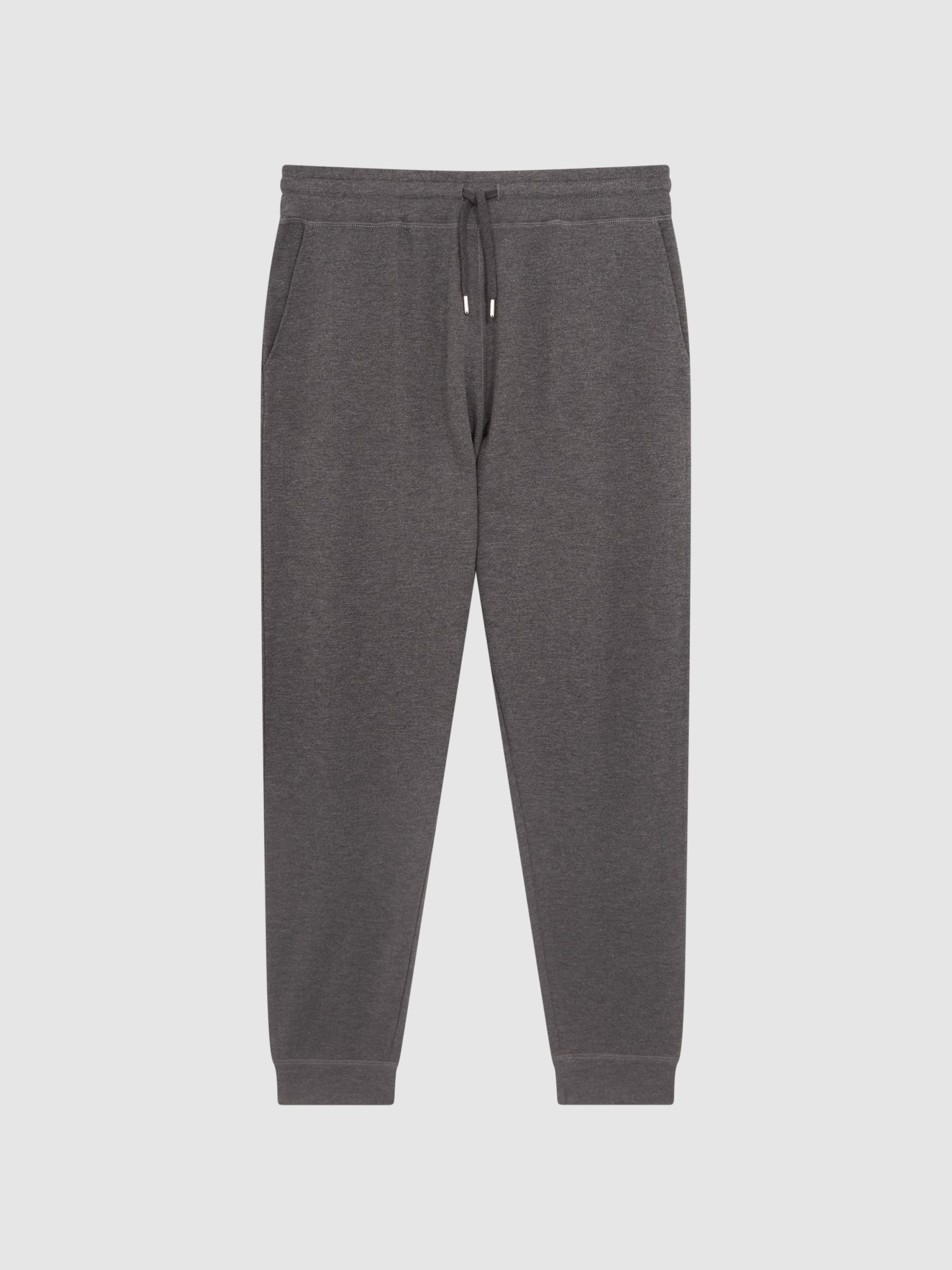 Drawstring Joggers in Dark Grey - Image 2 of 5 Drawstring Joggers in Dark Grey - Image 2 of 5