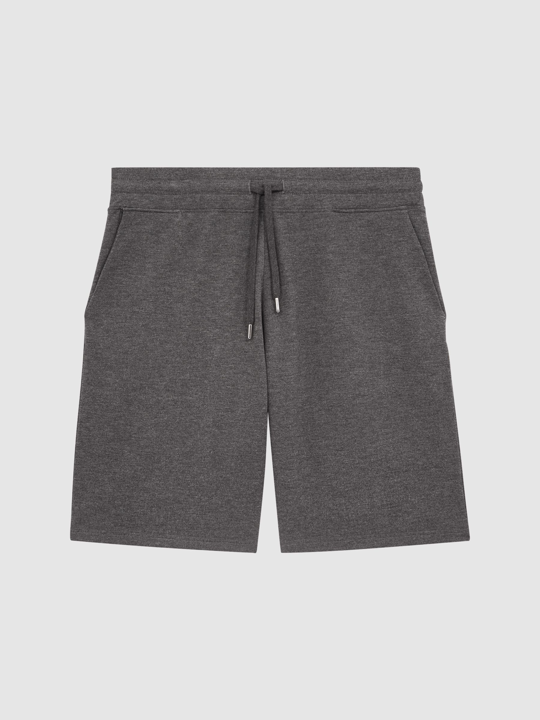 Short en jersey gris foncé - Image 2 of 6