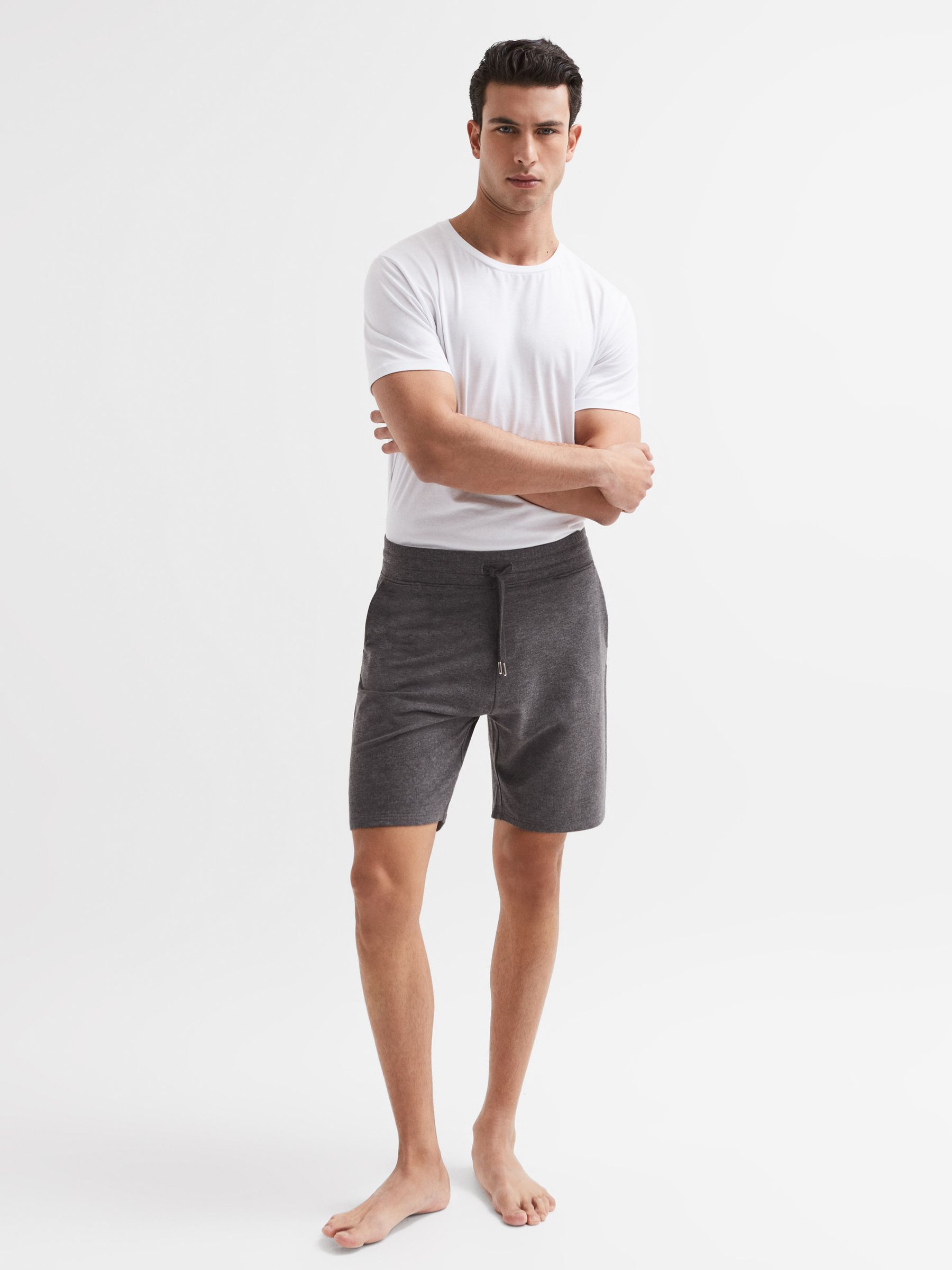 Short en jersey gris foncé - Image 6 of 6