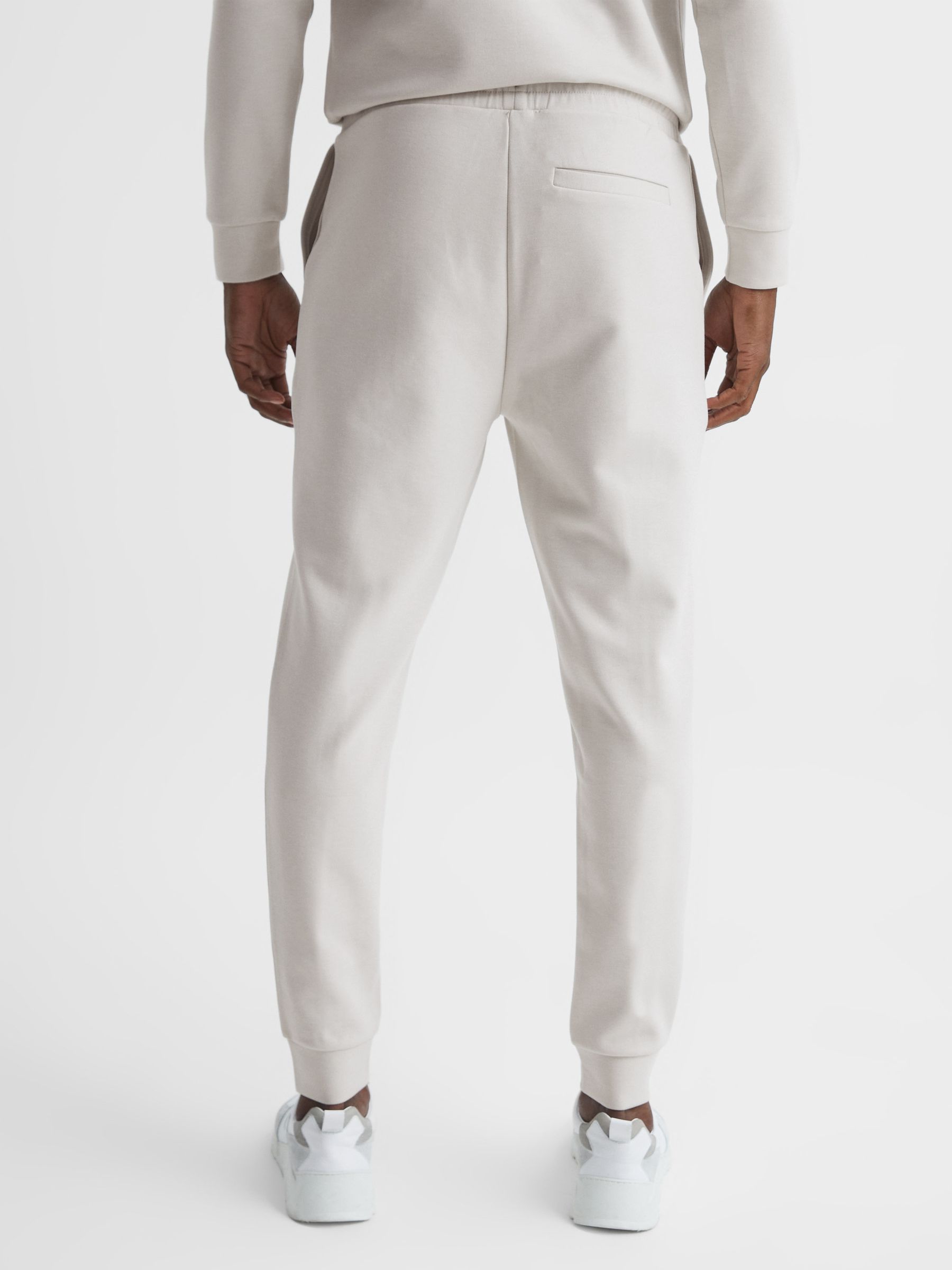 Logo Drawstring Loungewear Joggers in Off White - Image 5 of 6