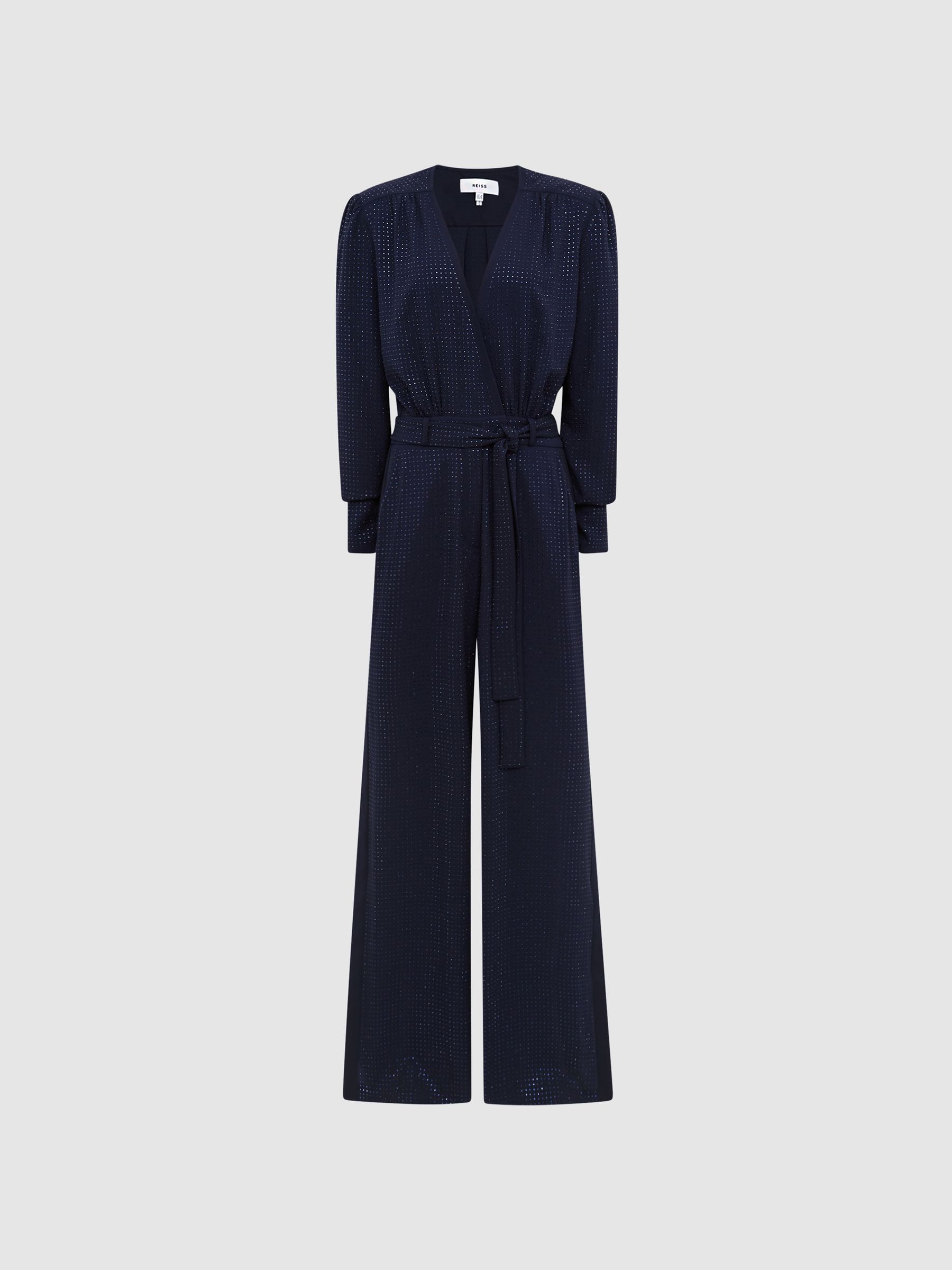 Embellished Jumpsuit in Navy - Image 2 of 7