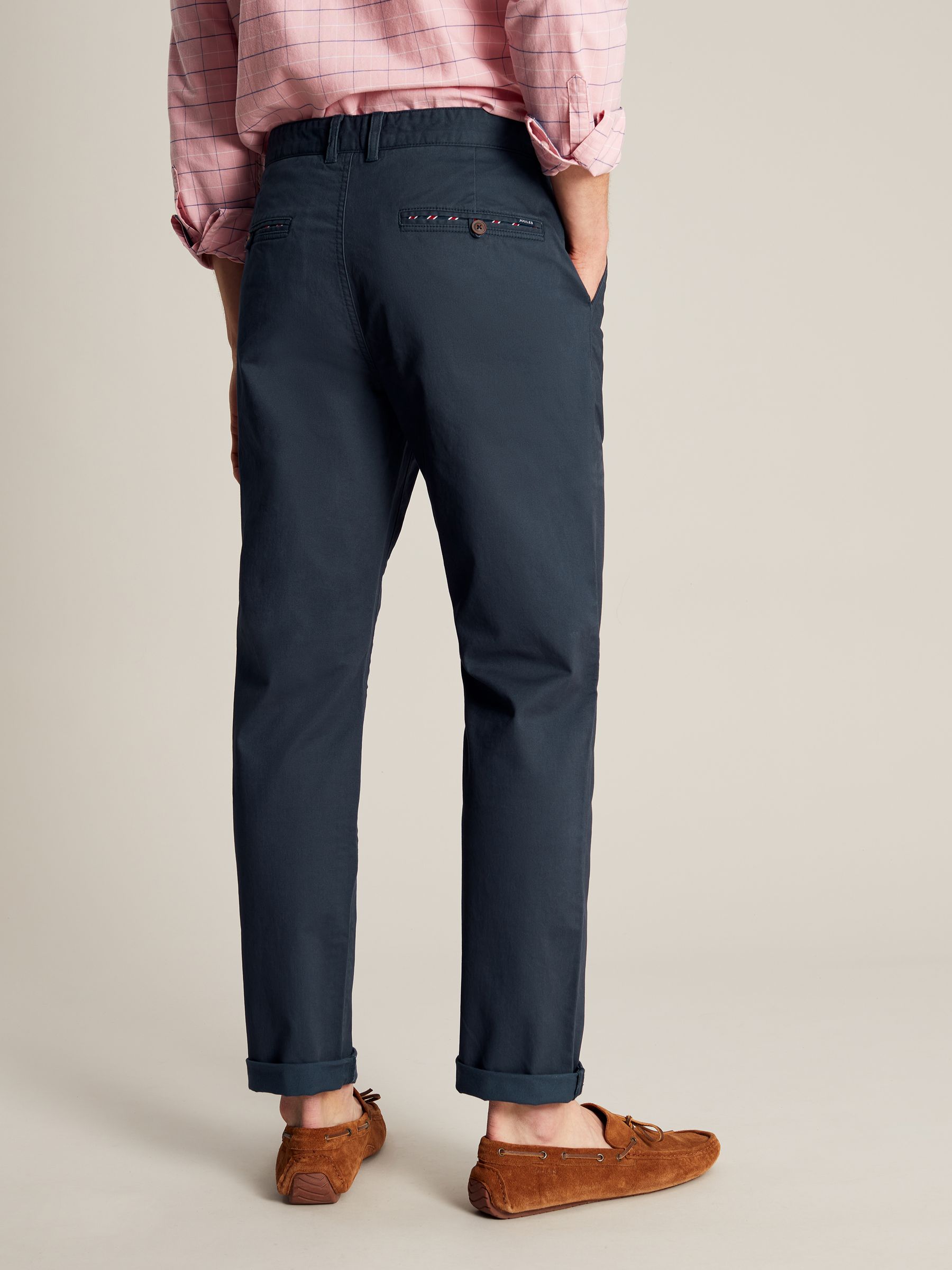 Stamford Navy Blue Slim Fit Chinos - Image 2 of 5