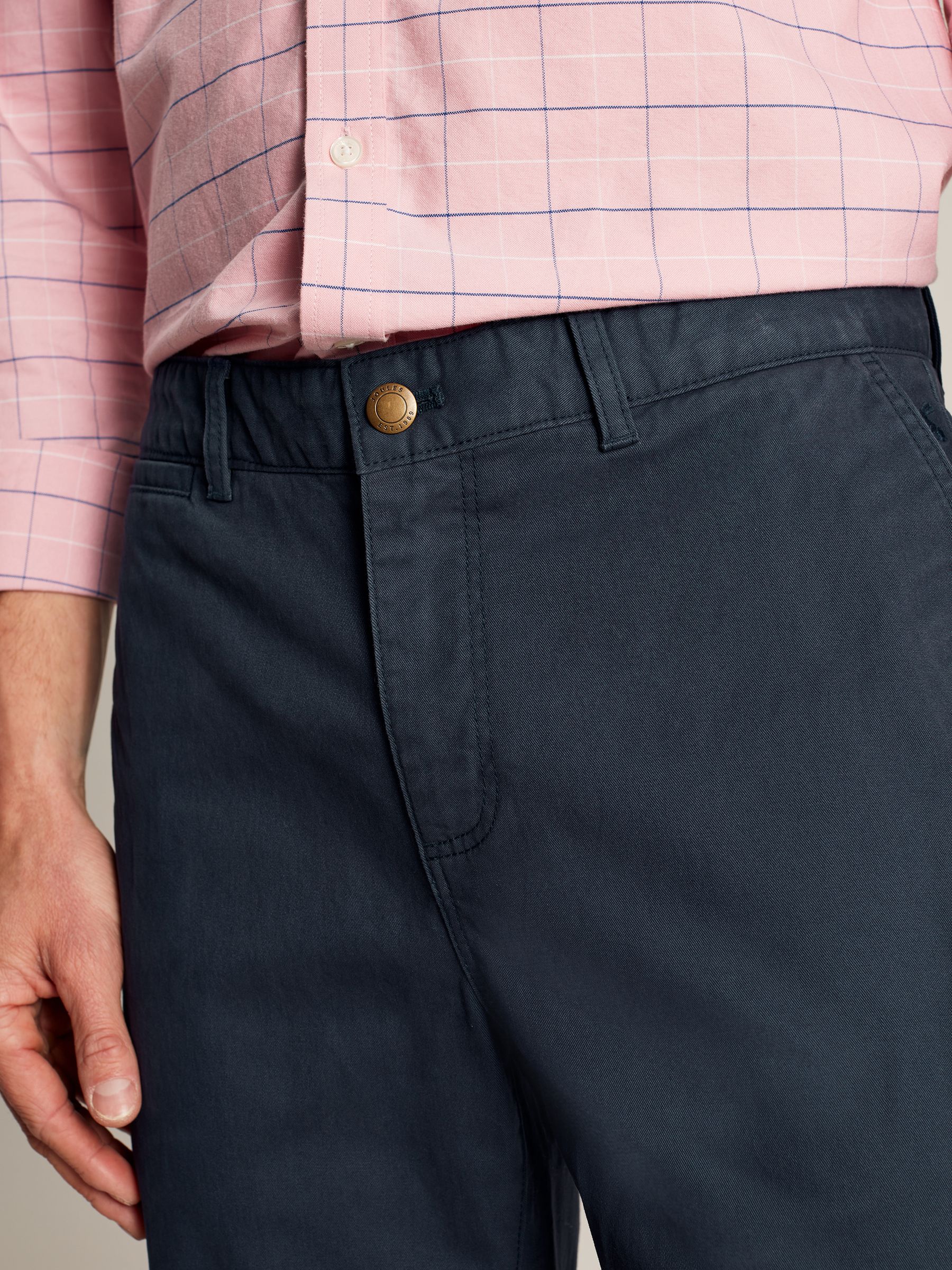 Stamford Navy Blue Slim Fit Chinos - Image 4 of 5