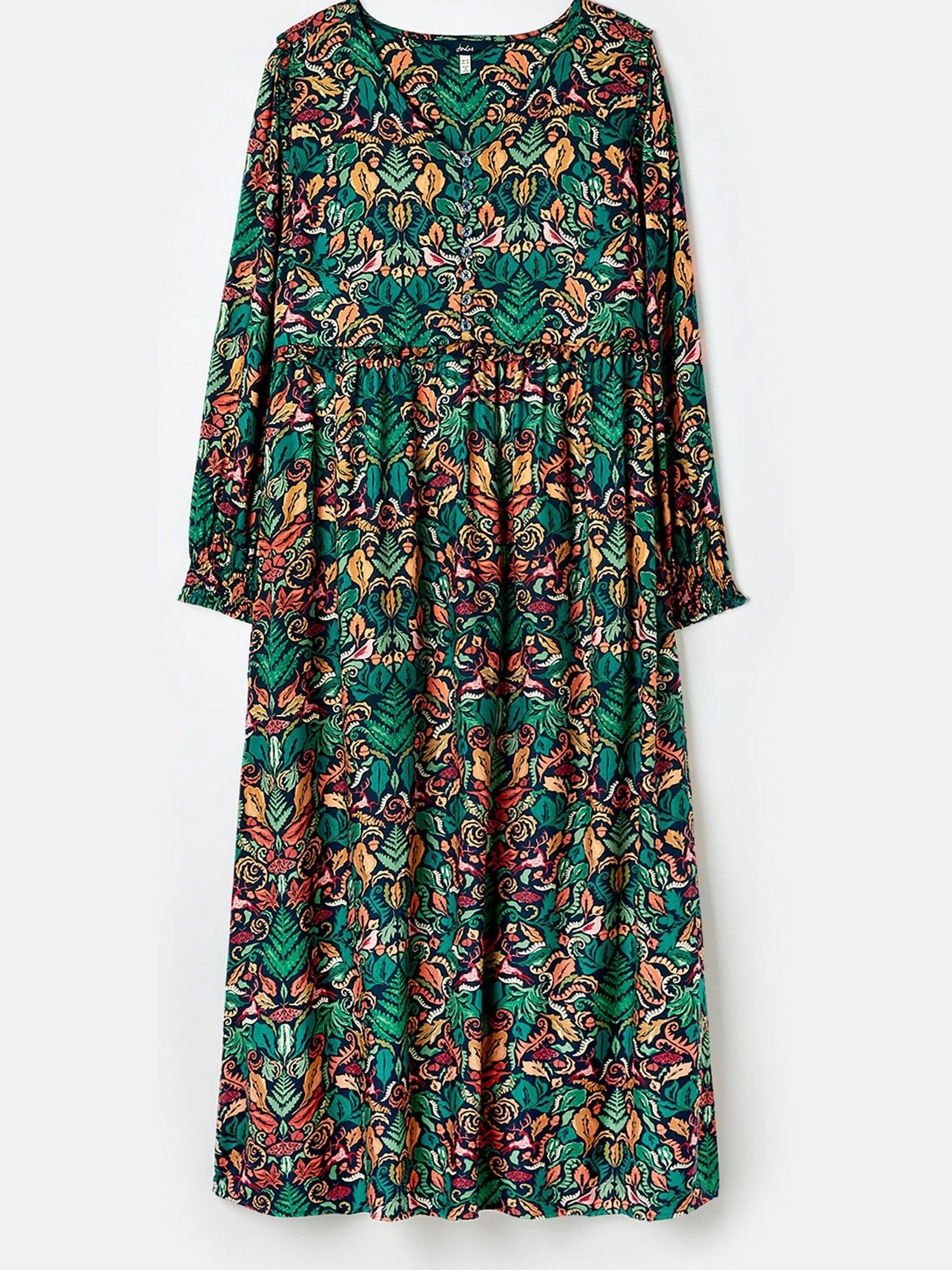 Camilla Green Button Front Tiered Dress - Image 10 of 10