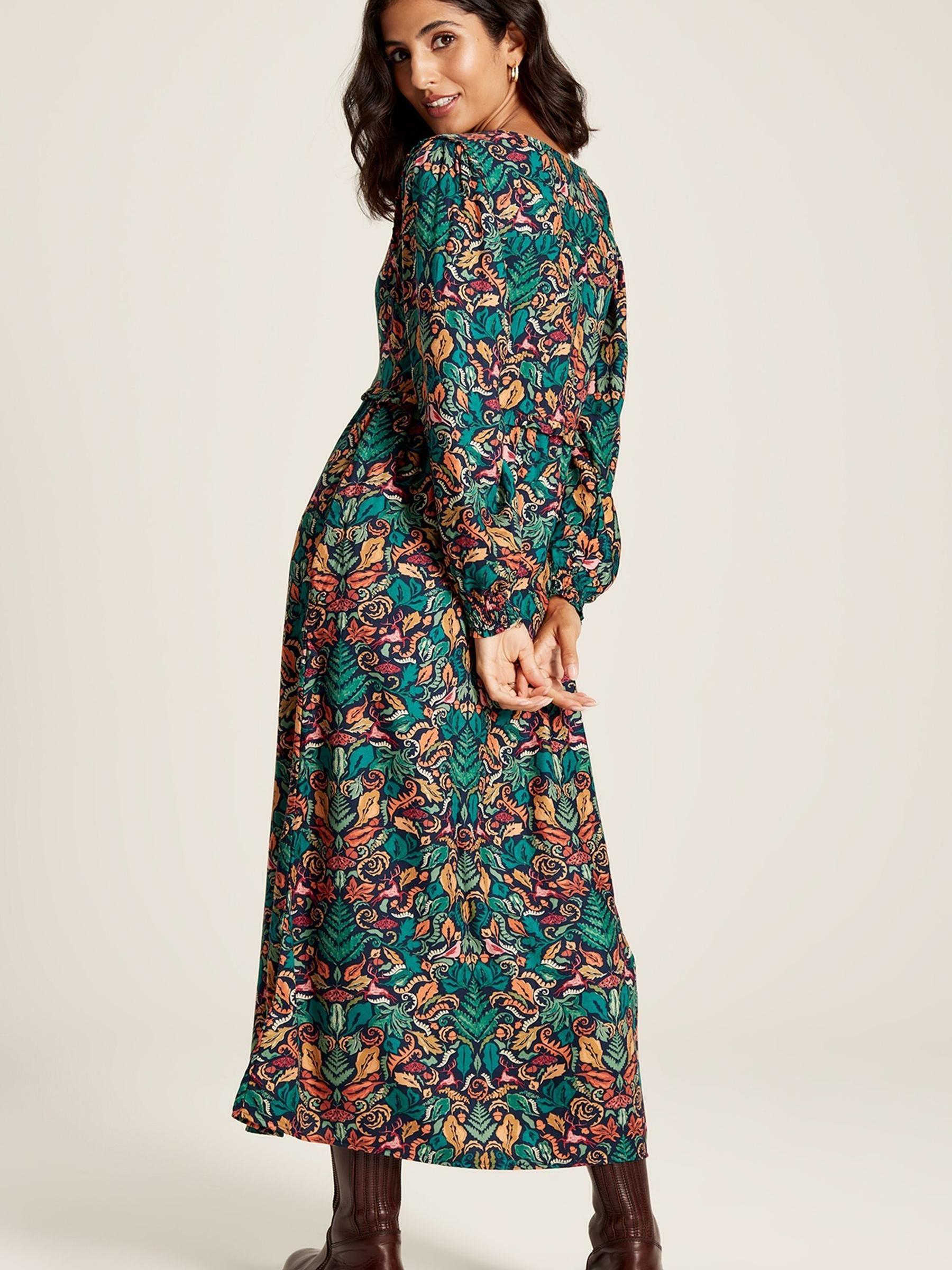 Camilla Green Button Front Tiered Dress - Image 2 of 10