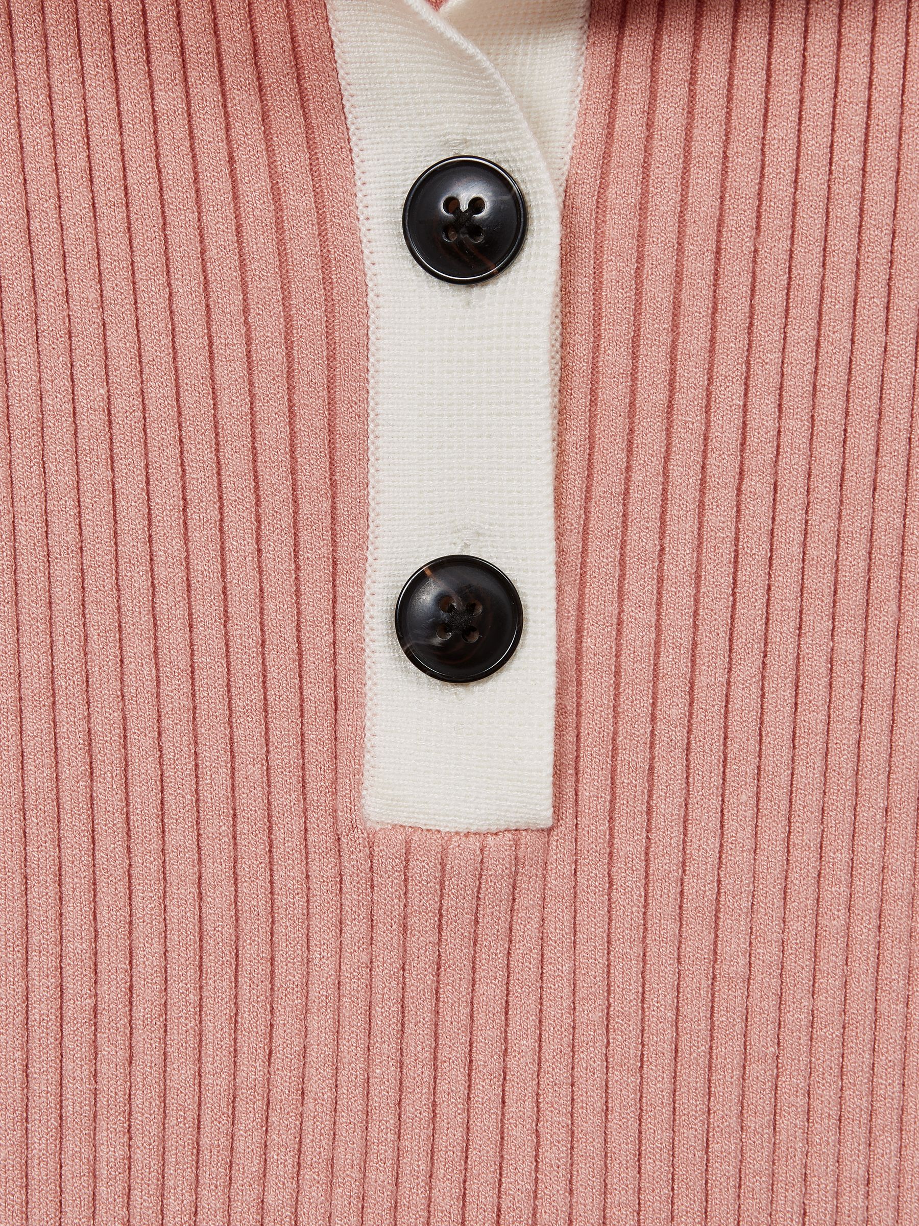 Junior Colourblock Knitted Dress in Pink - Image 6 of 6