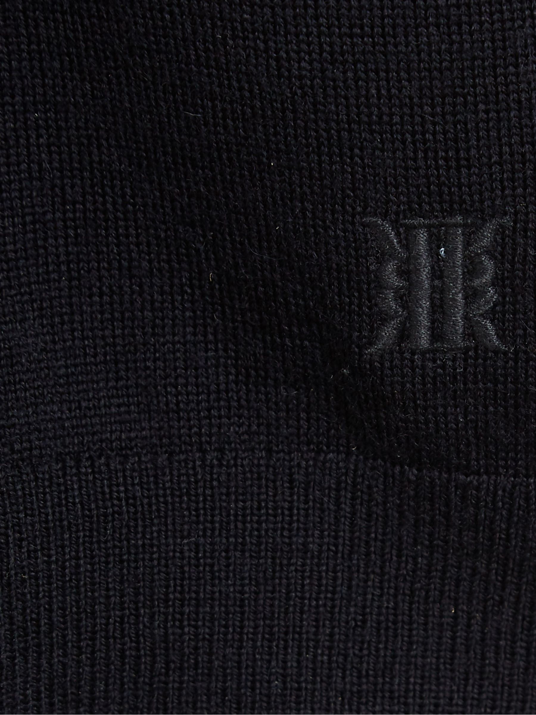 Senior Crew Neck Knitted Jumper in Navy - Image 7 of 7