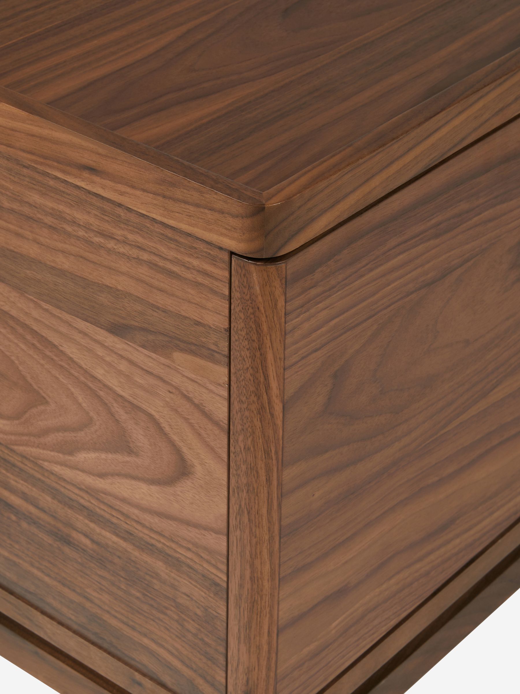 Jasper Conran London Belgrave Walnut Wide TV Unit - Image 6 of 9