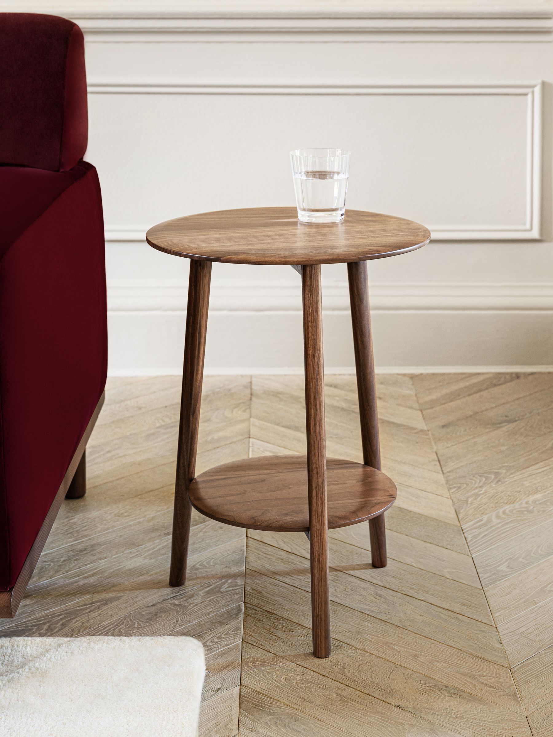 Jasper Conran London Brown Belgrave Side Table - Image 1 of 5