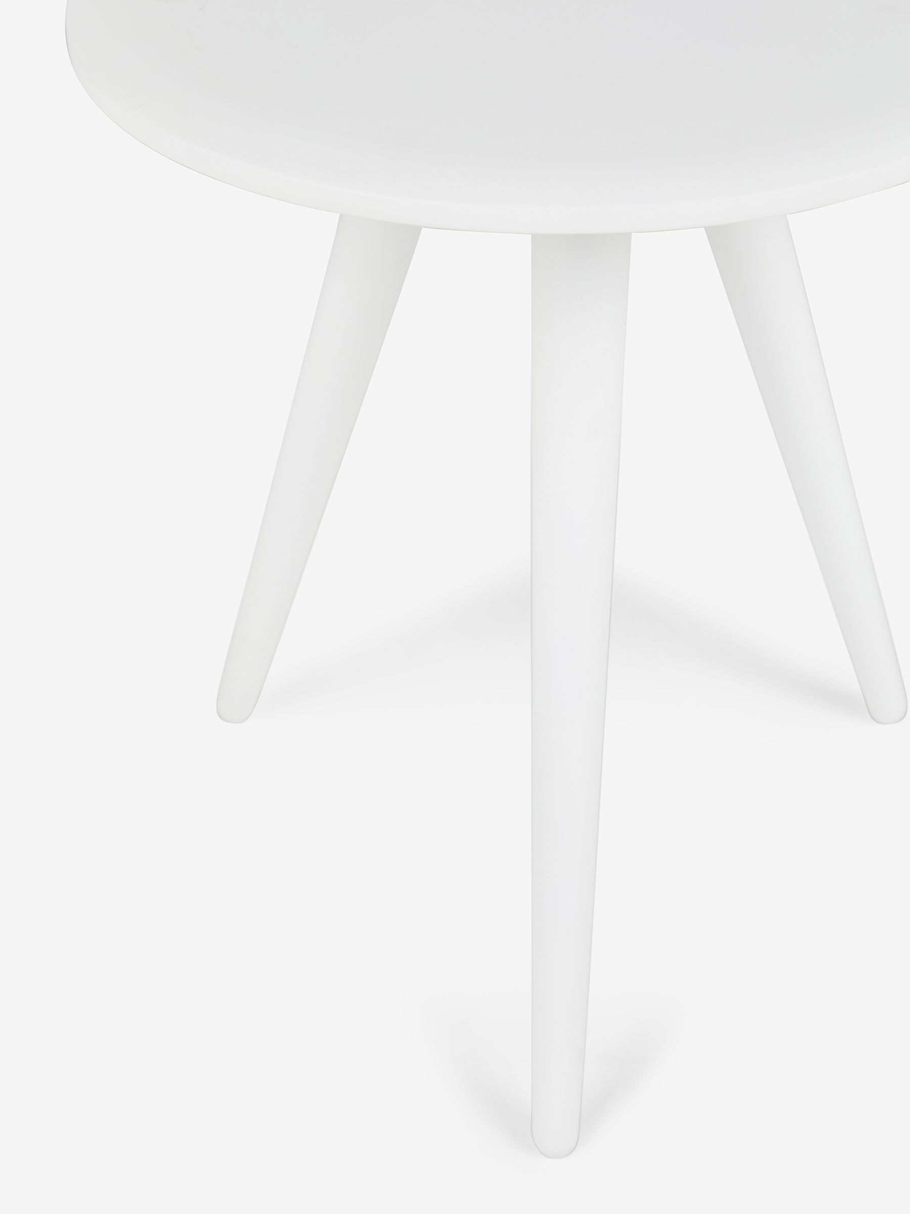 Jasper Conran London White Bray Side Table - Image 4 of 5