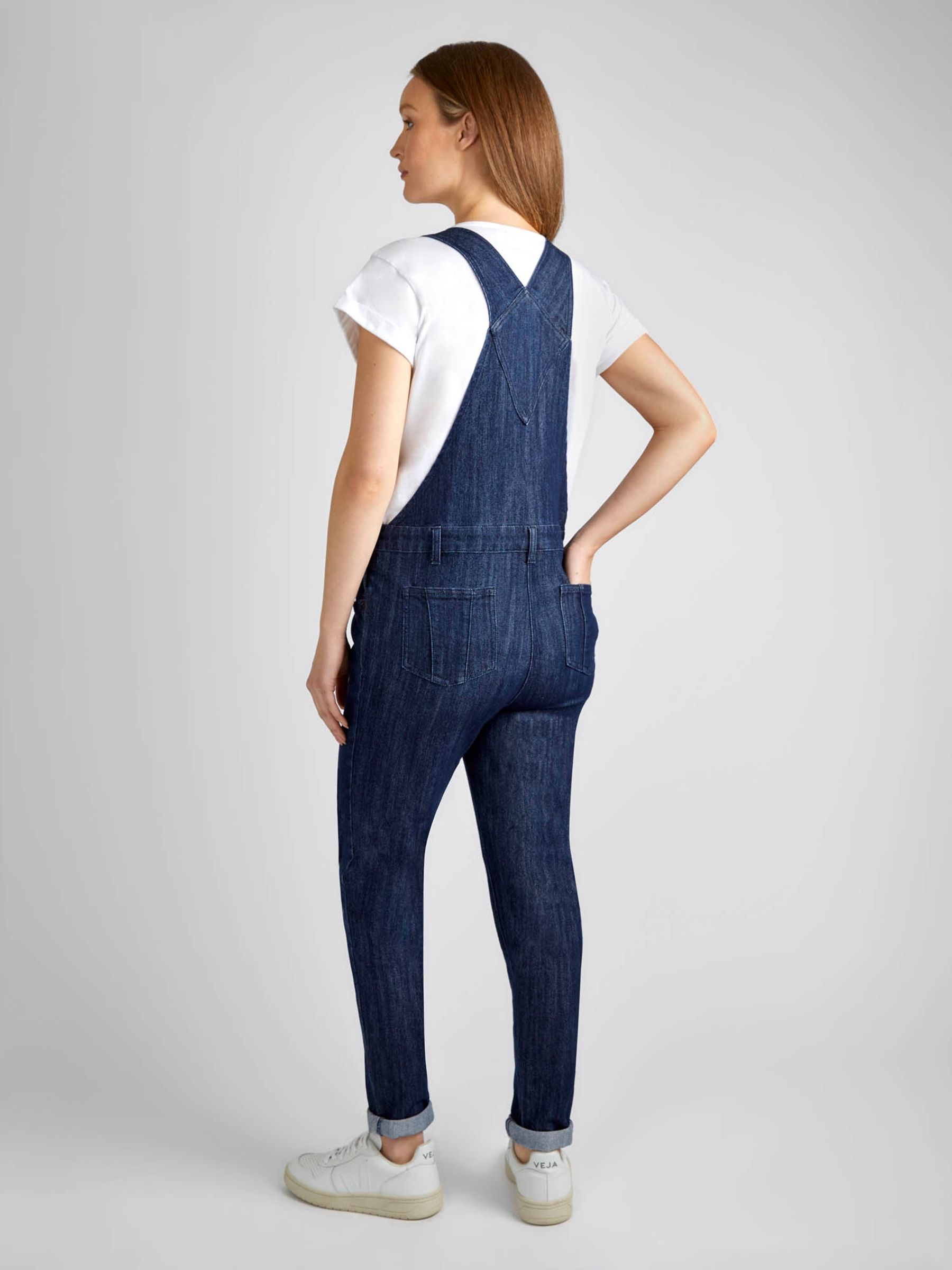 Indigo Blue Denim Dungarees - Image 2 of 4