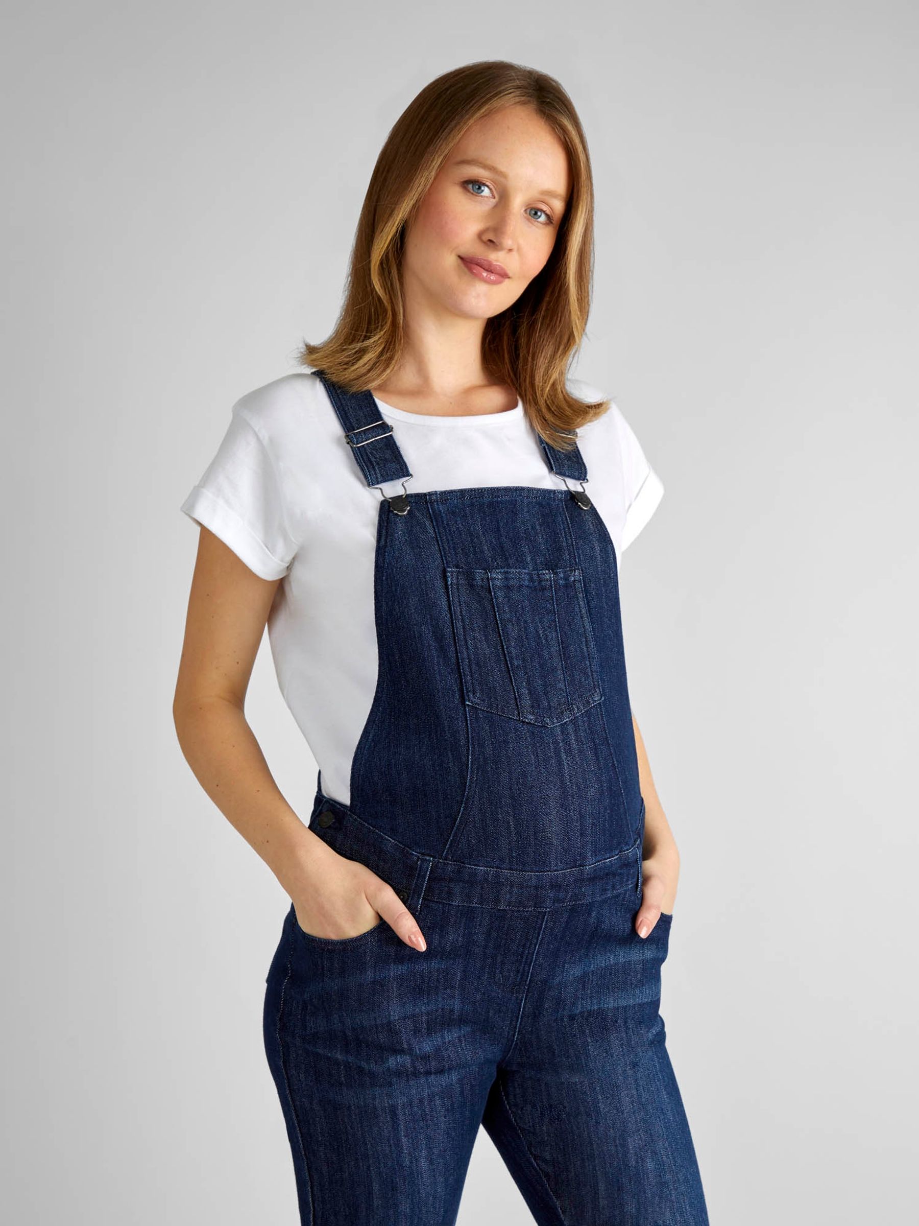 Indigo Blue Denim Dungarees - Image 3 of 4