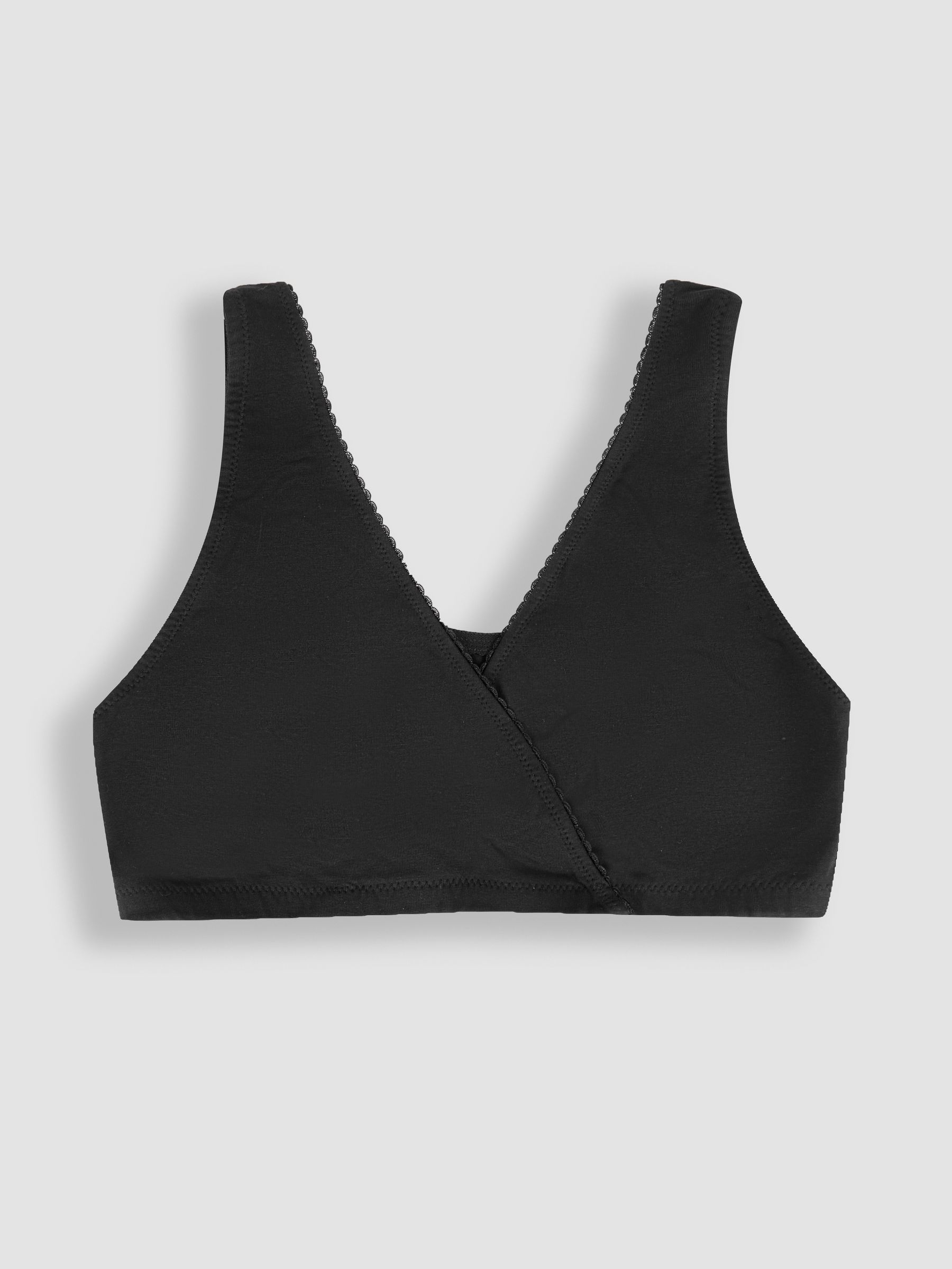 Black 2-Pack Maternity & Nursing Sleep Bras - Image 2 of 5